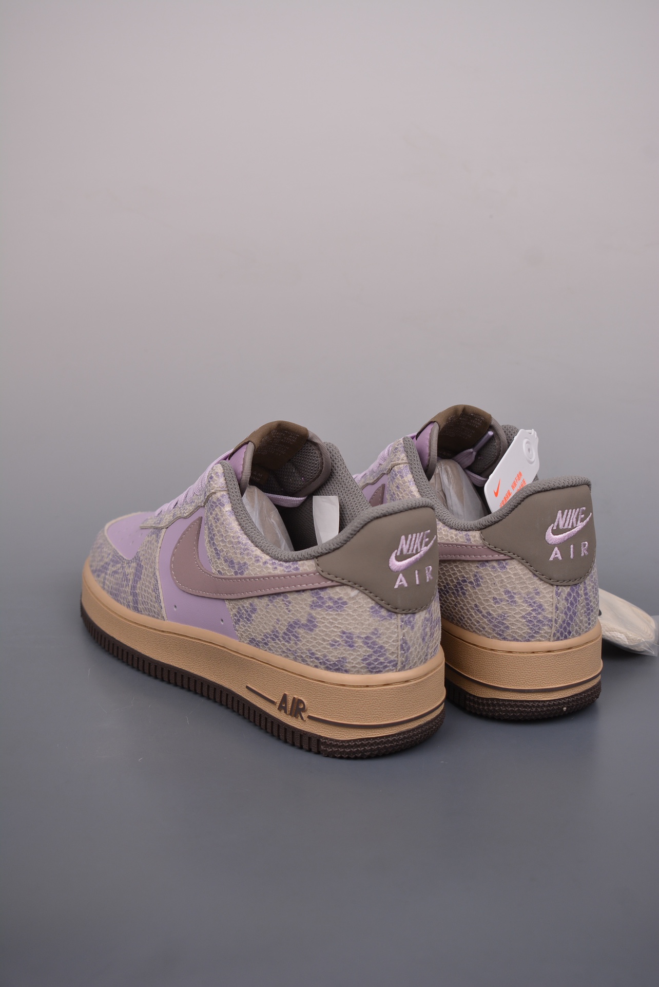 Nike Air Force 1 Low 2024版蛇鳞紫灰 2