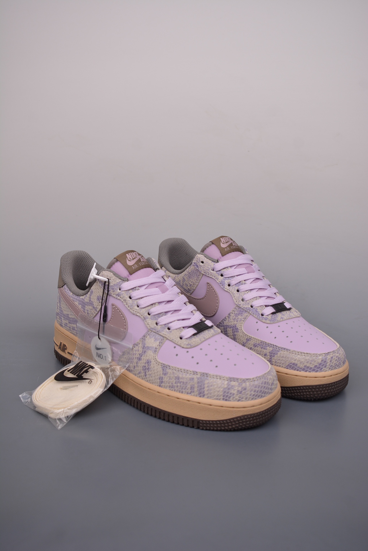 Nike Air Force 1 Low 2024 Snake Scale Purple GreyOriginal last and - Shoe