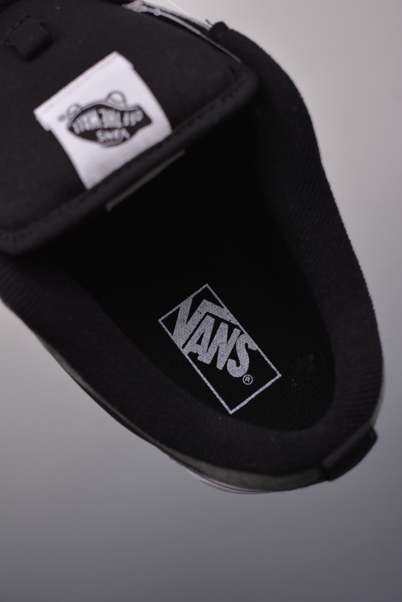 Vans Knu Skool Grey BlackWansi low top retro casual chubby bread - Shoe 9
