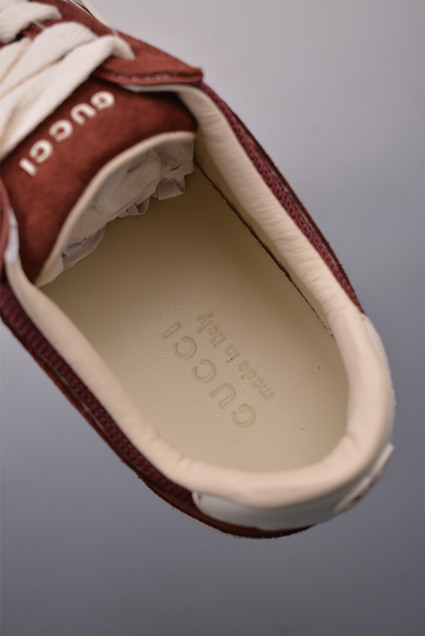 Gucci Interlocking G Suede Sneaker G74系列 低帮复古运动板鞋