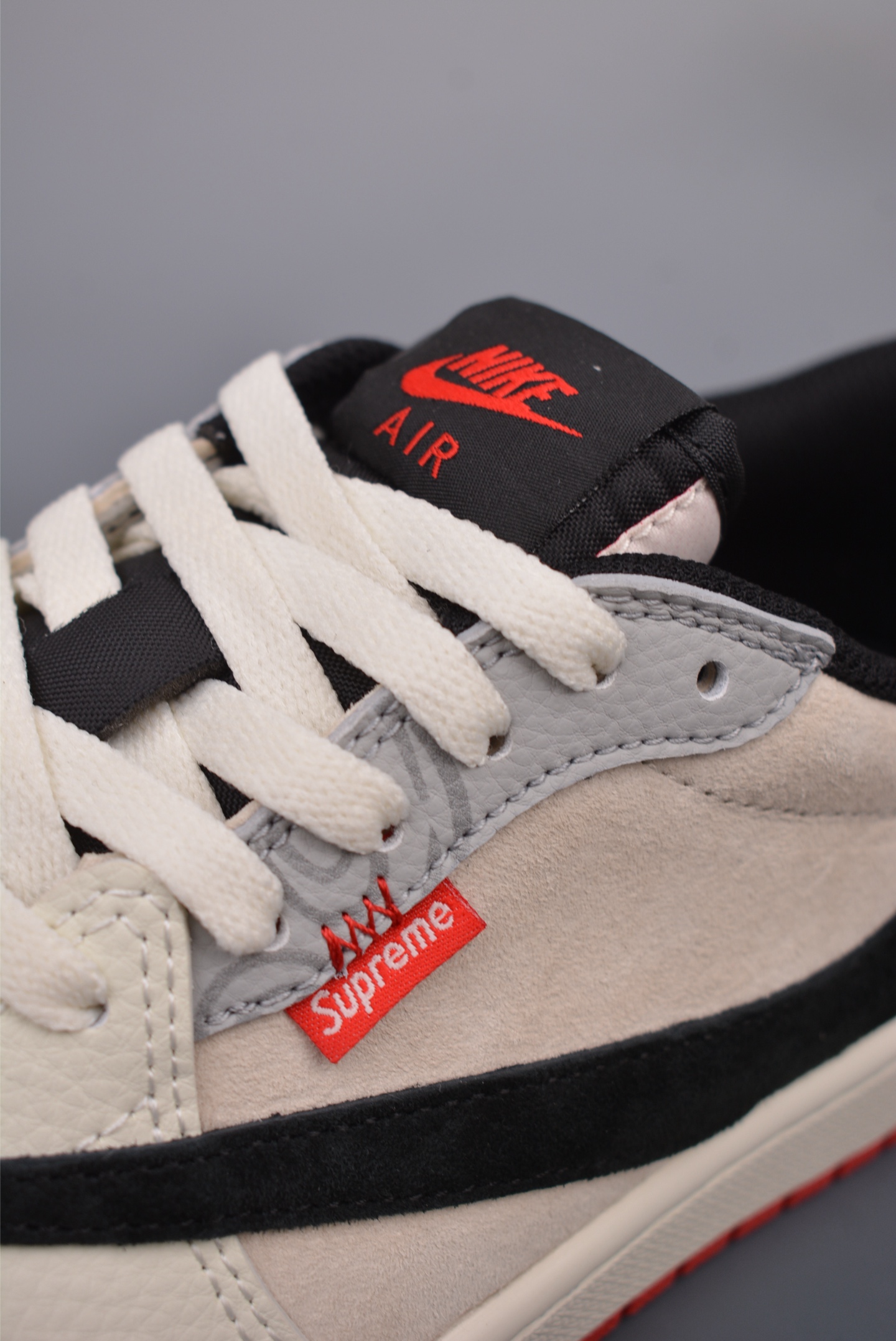 Fragment x Travis Scott x Supreme Air Jordan 1 Low 三方联名倒钩  DM7866-078