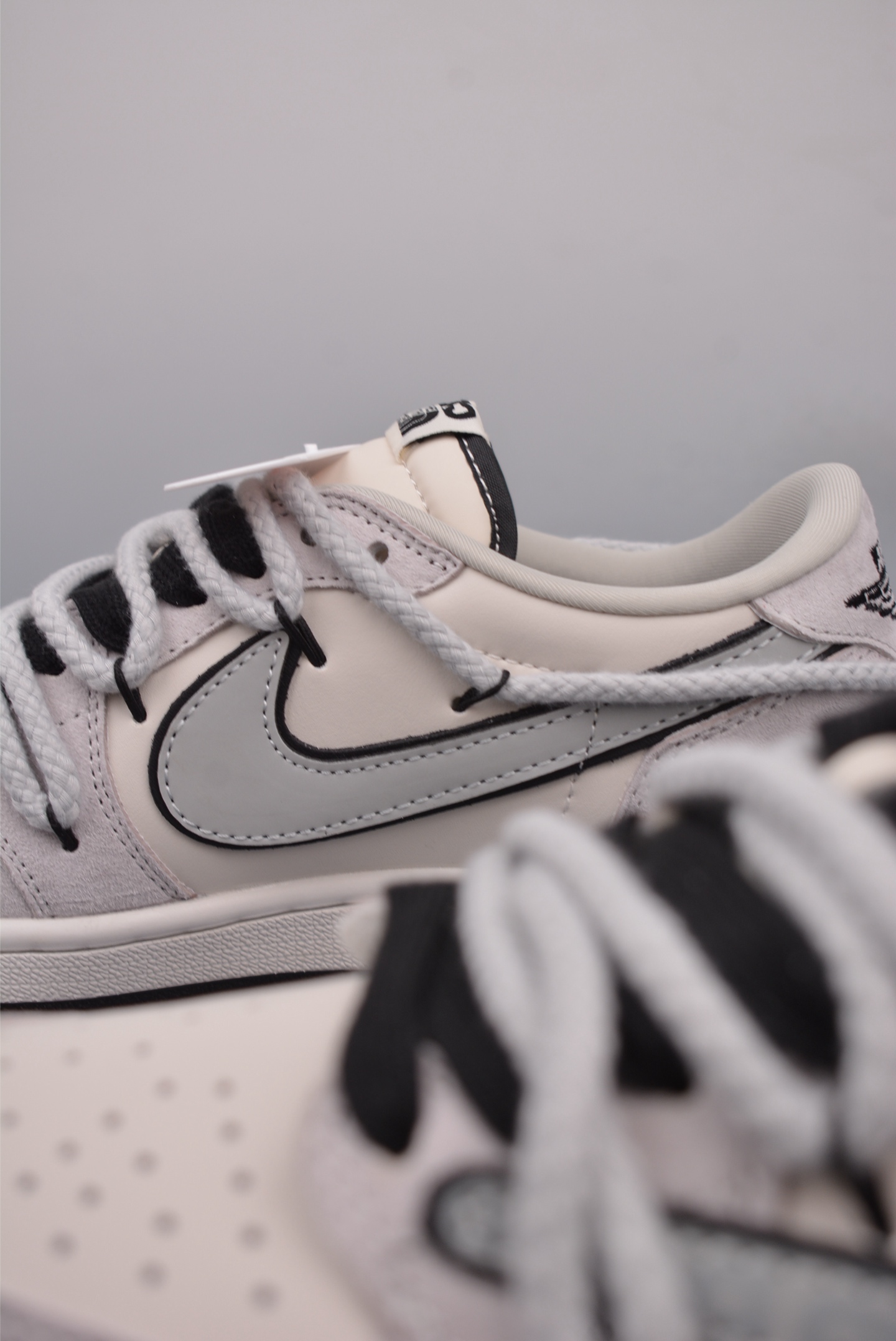 Fragment x TS x Air Jordan 1 Low x 北面 解构绑带 三方联名倒钩低帮  XX3318-516