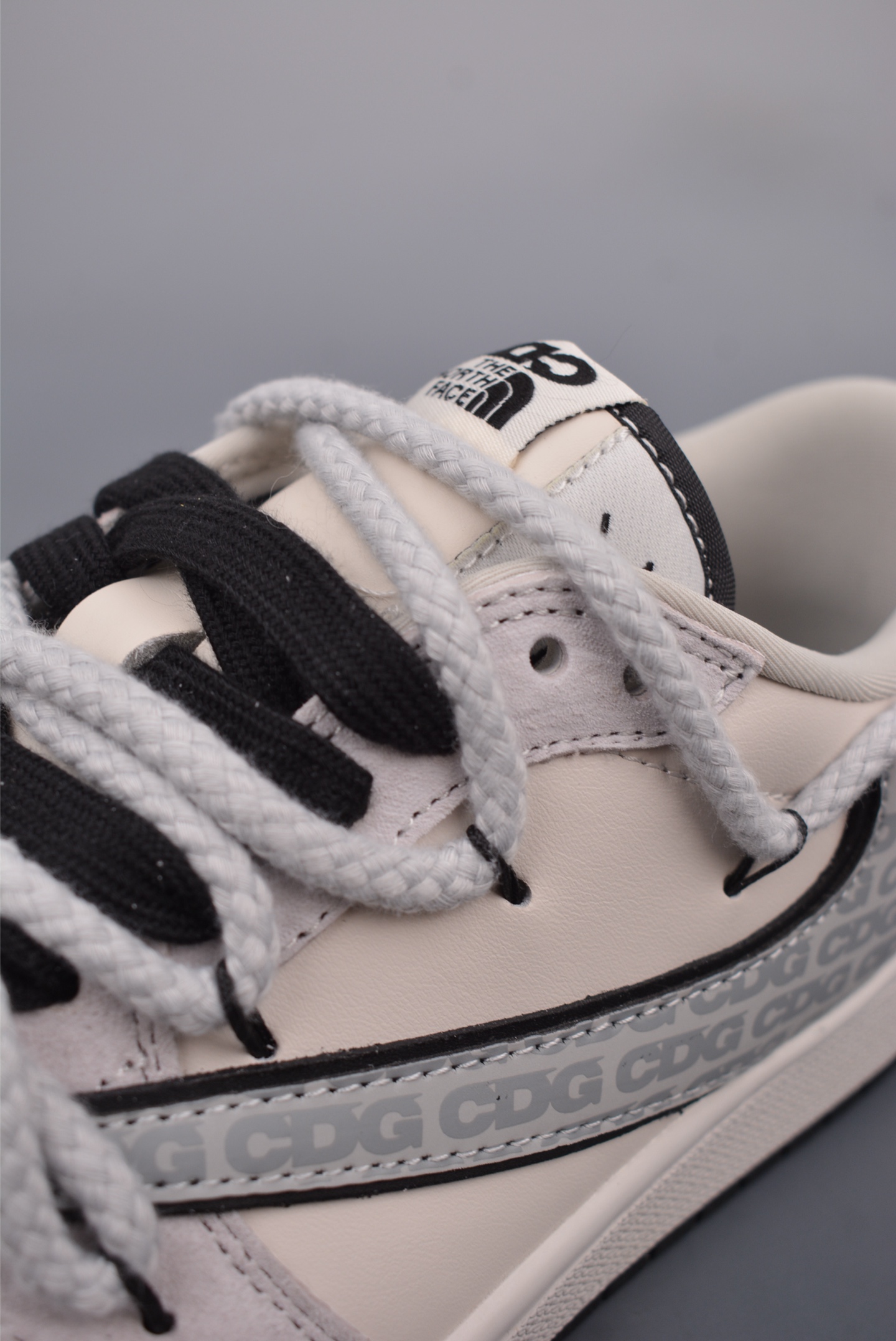 Fragment x TS x Air Jordan 1 Low x 北面 解构绑带 三方联名倒钩低帮  XX3318-516