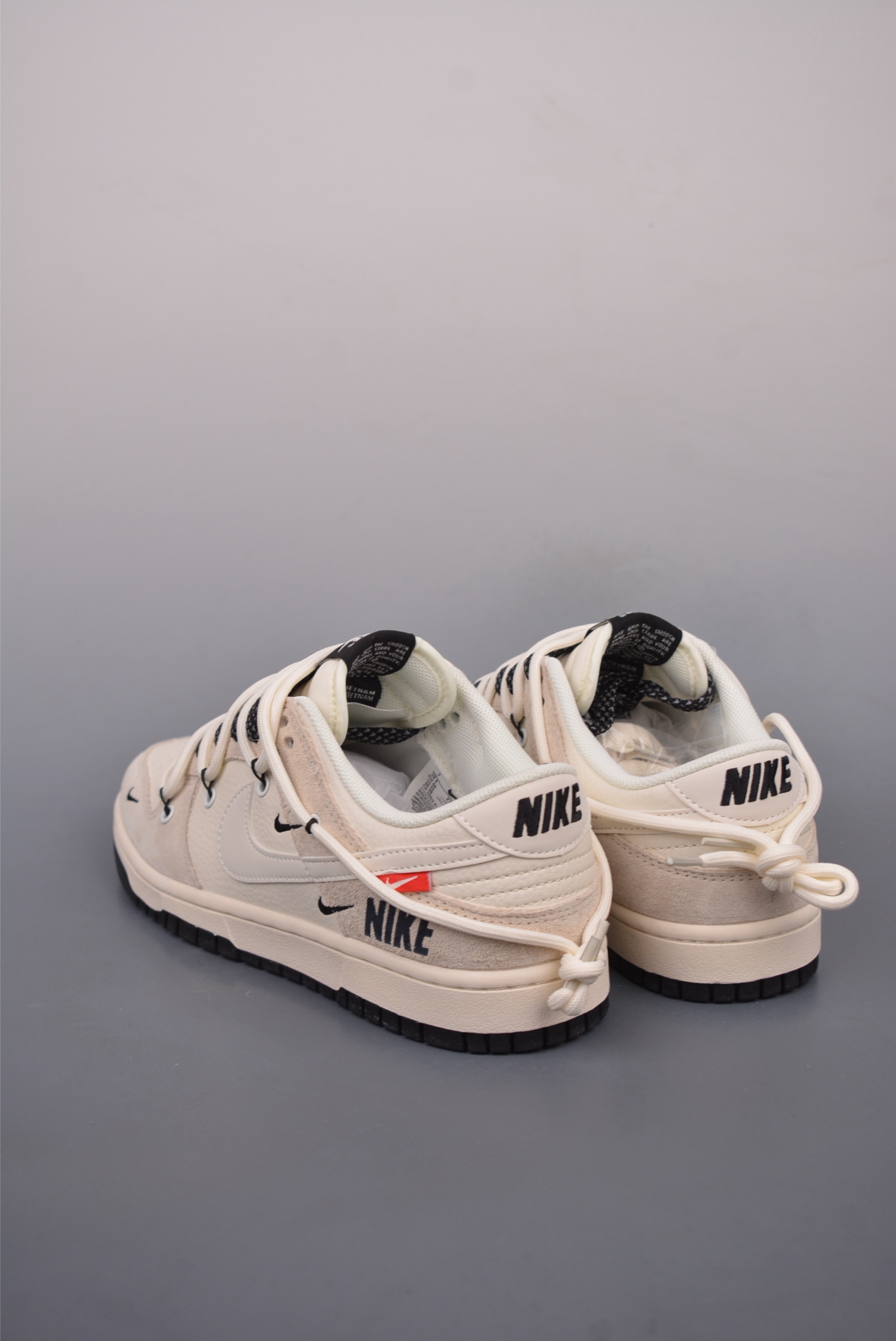 Nike SB Dunk Low 灰黑 解构抽绳鞋带 XX3168-118
