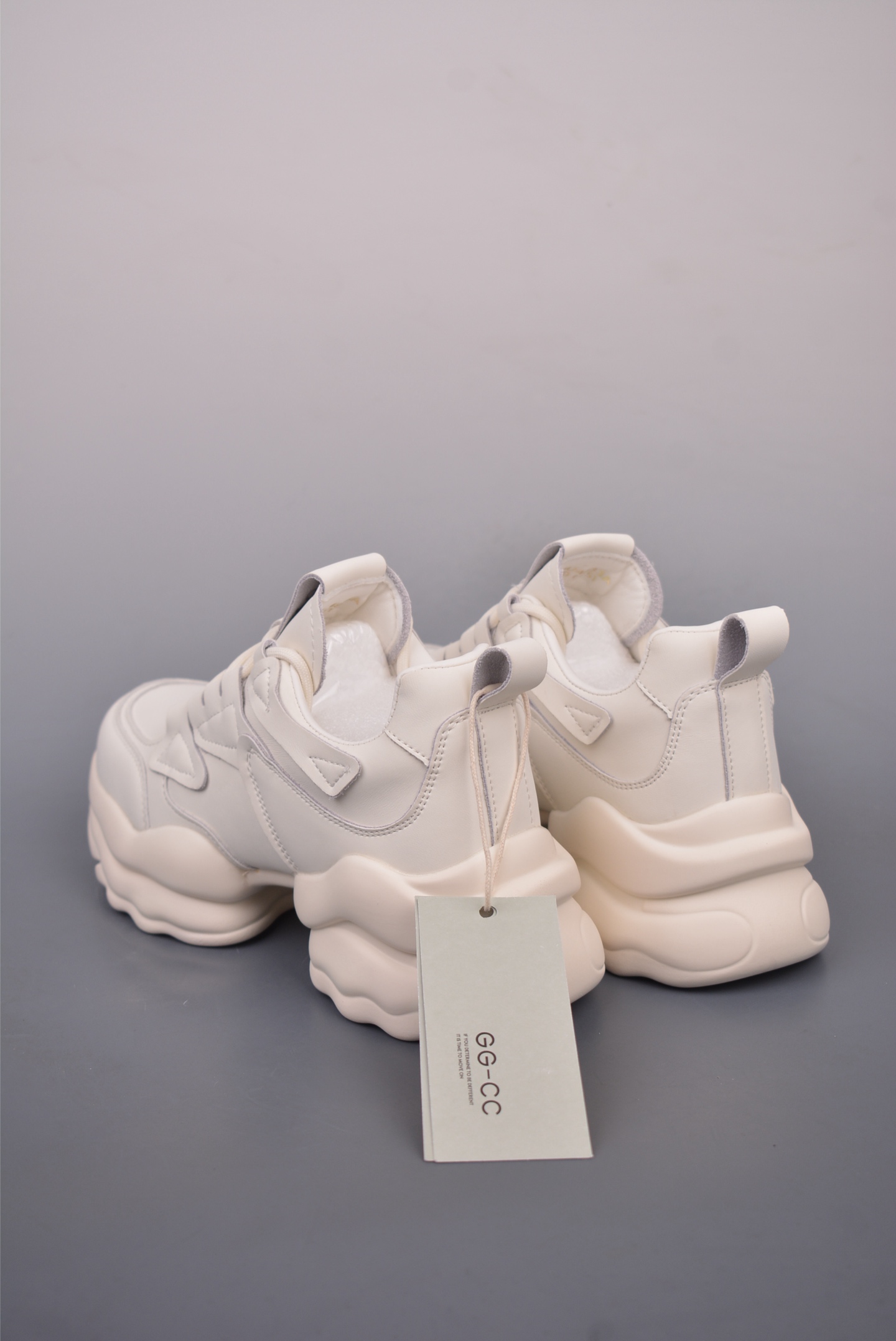 [GGCC Series]GG CC GG CC Chunky Low Thick sole height-increasing sports fat