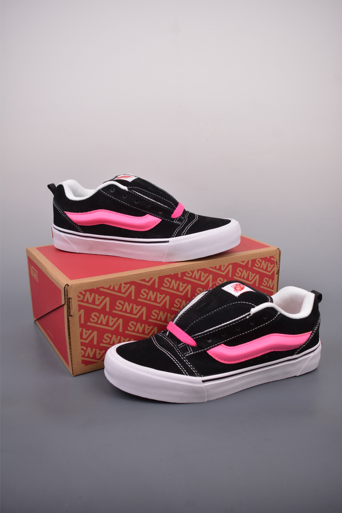 [Vans Series]Vans Knu Skool Van Ses official retro casual canvas bread shoe