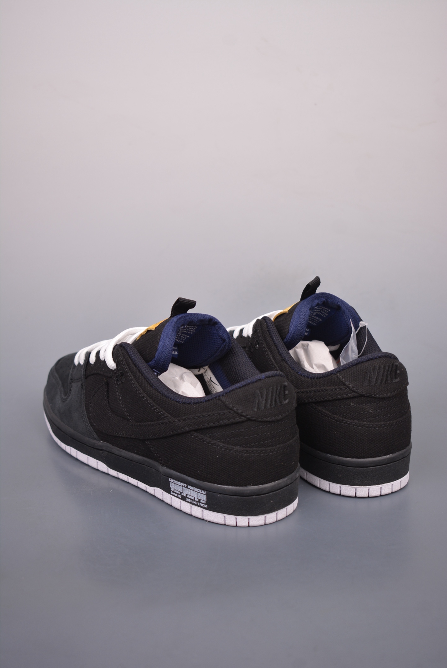 220  Nike SB Dunk Low 黑白 解构抽绳鞋带  DX6775-400