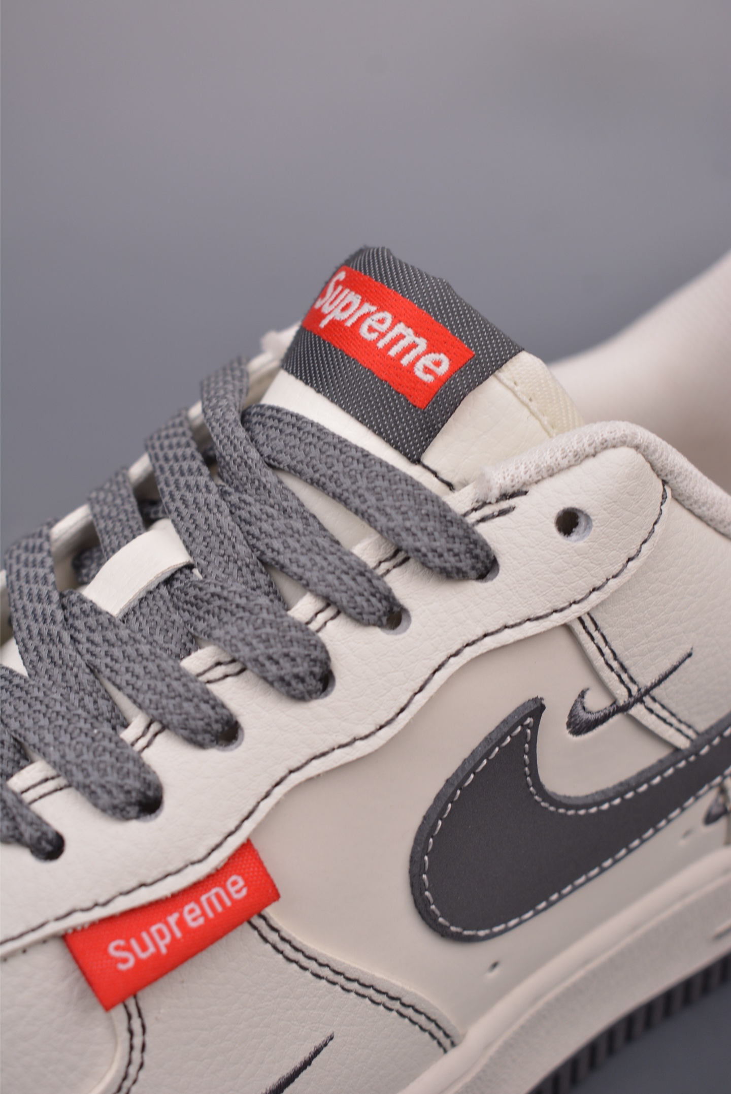 260  Nike Air Force 1 Low 白灰红 KY8899-101