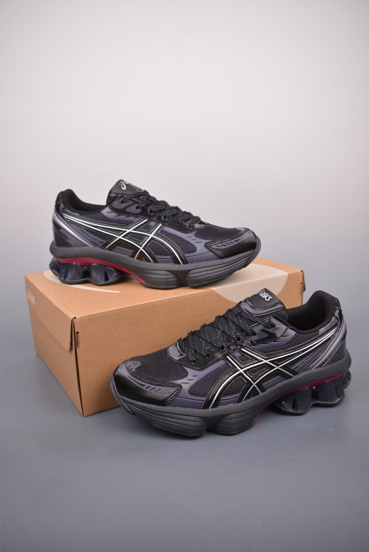 260  Asics Gel-Kinetic Fluent 纯原版本 亚瑟士运动休闲透气专业跑鞋 1203A737-001