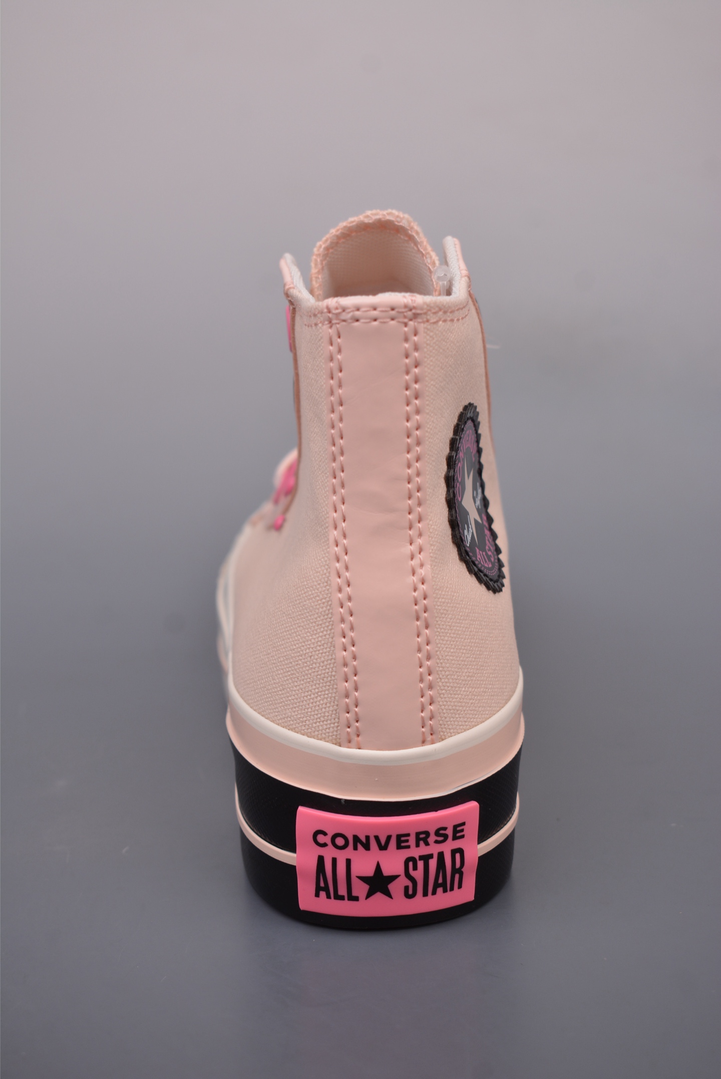 140   Converse All star lift 增高粉黑  A14825C