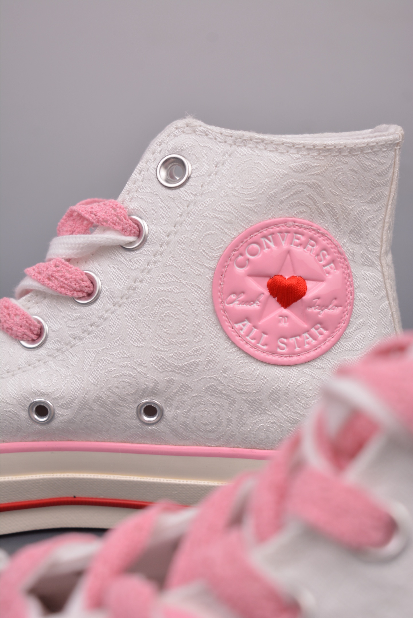160  Converse Chuck 70 Rose Vintage 情人节限定爱心玫瑰 休闲帆布鞋  A14798C