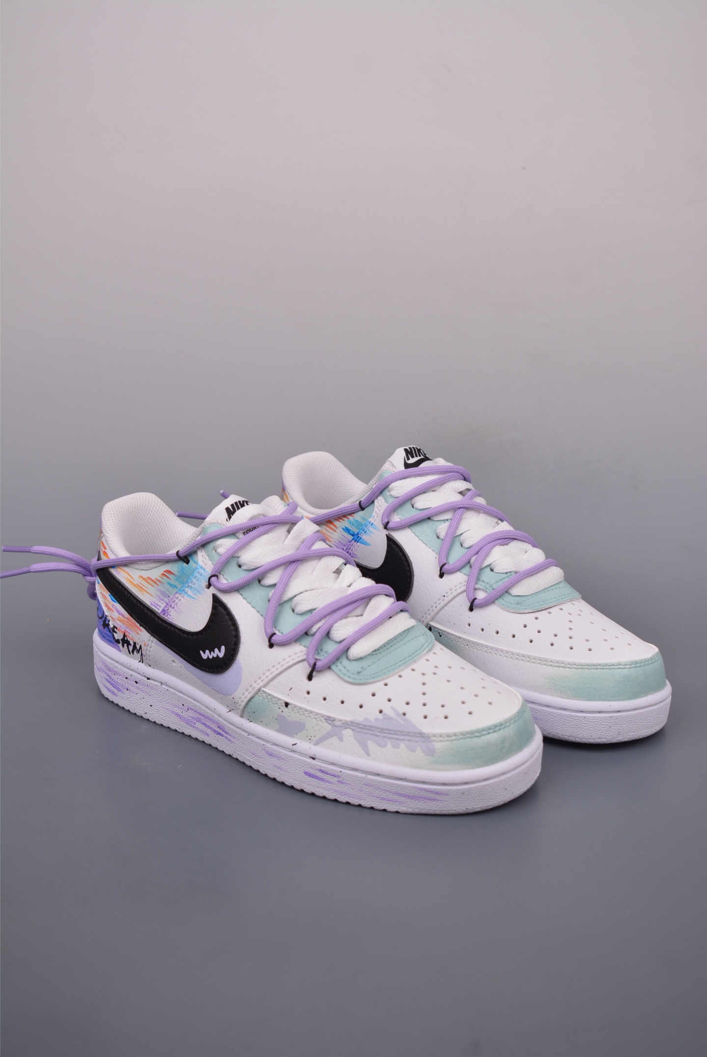 260  Nike Court Vision Low 解构绑带 休闲运动板鞋 低帮百搭透气休闲运动板鞋 DH2987-077