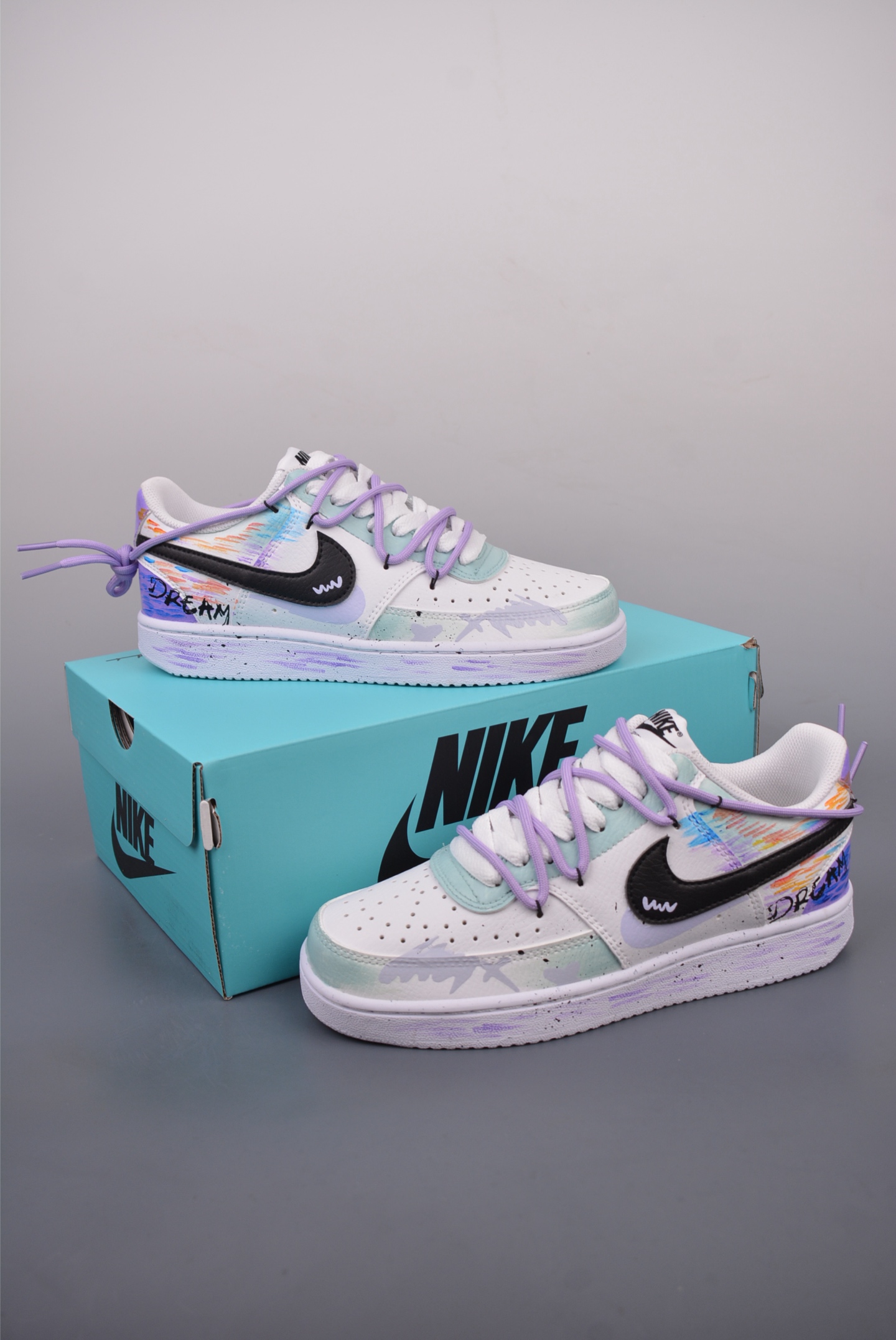 260  Nike Court Vision Low 解构绑带 休闲运动板鞋 低帮百搭透气休闲运动板鞋 DH2987-077