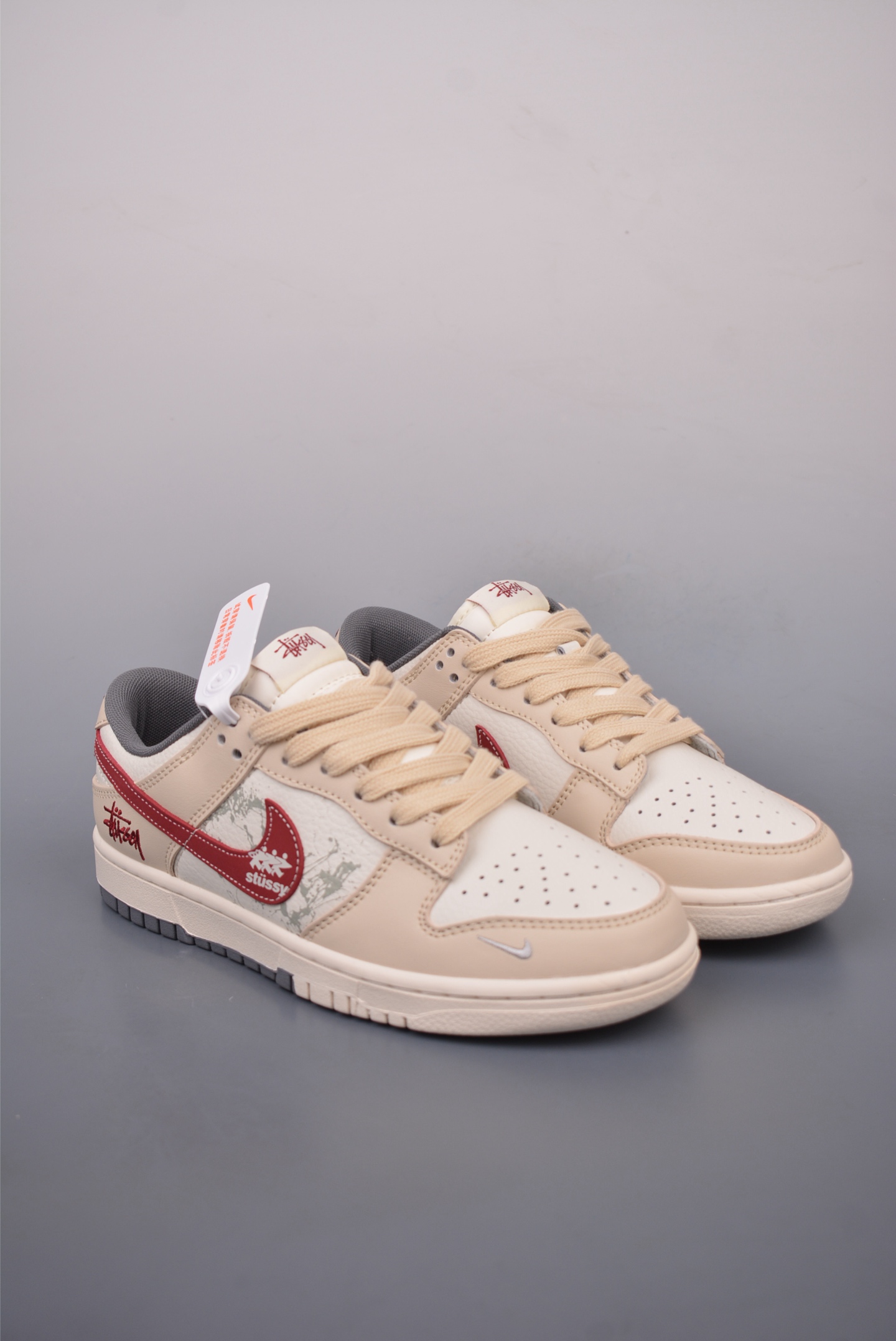 260  Nike SB Dunk Low 斯图西联名 解构抽绳鞋带  JY6988-103