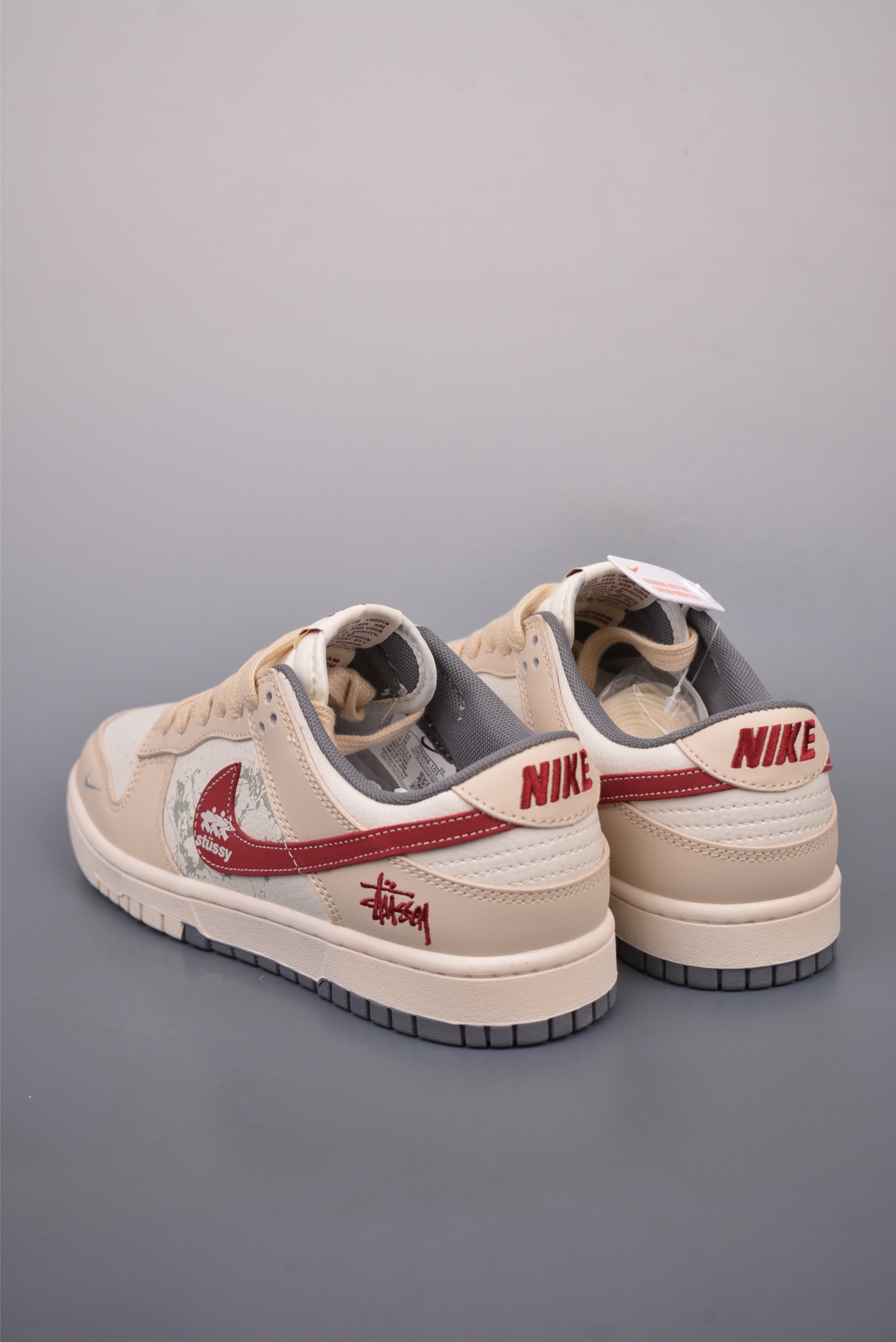 260  Nike SB Dunk Low 斯图西联名 解构抽绳鞋带  JY6988-103