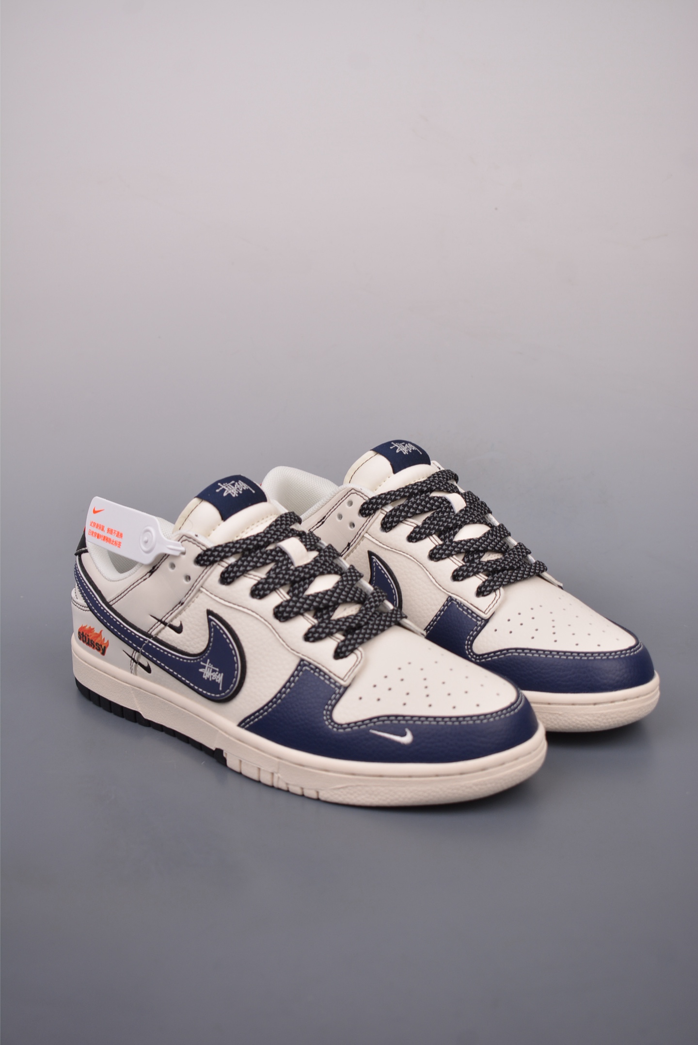 280  Nike SB Dunk Low Stussy联名 解构抽绳鞋带  ZH2598-226