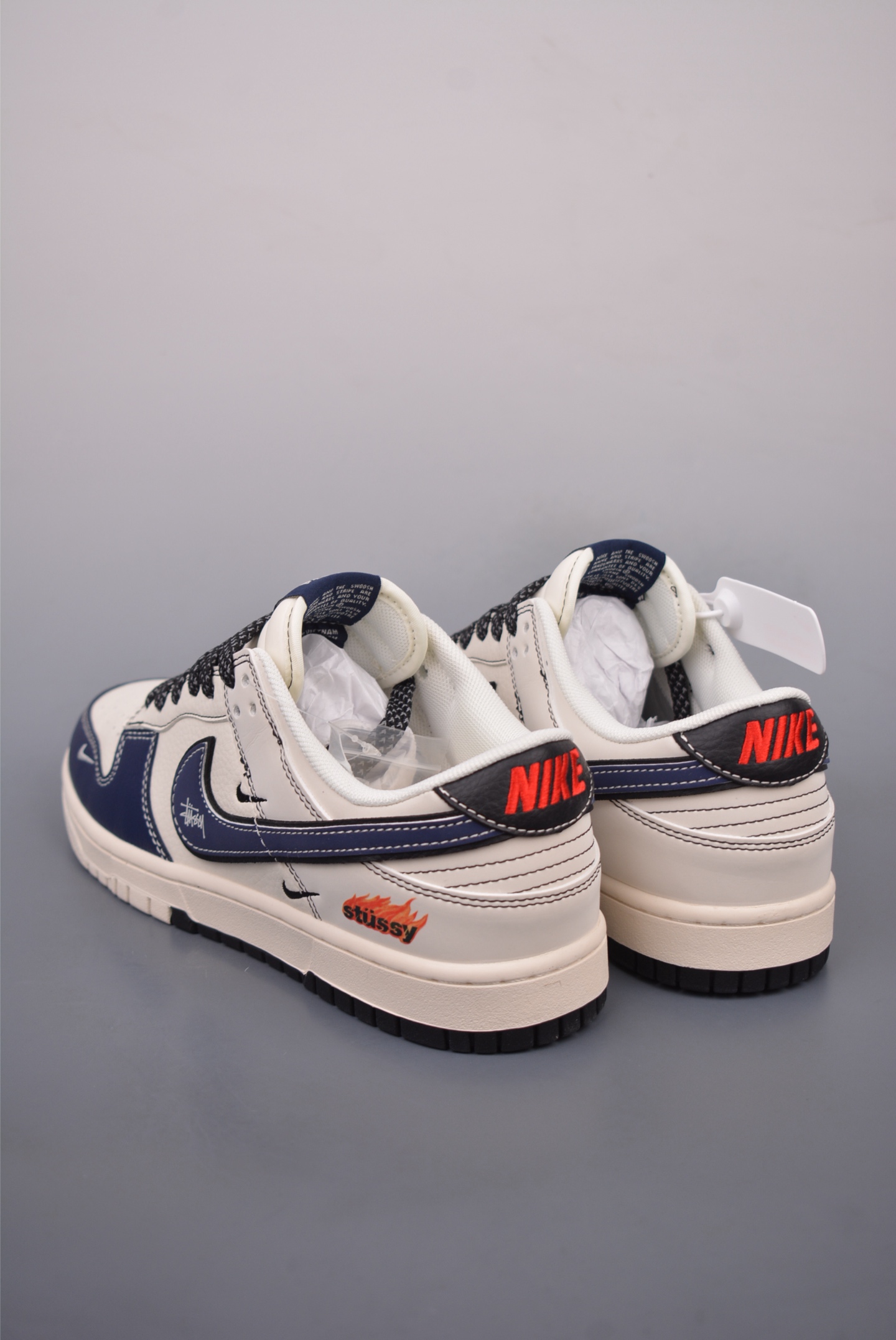 280  Nike SB Dunk Low Stussy联名 解构抽绳鞋带  ZH2598-226