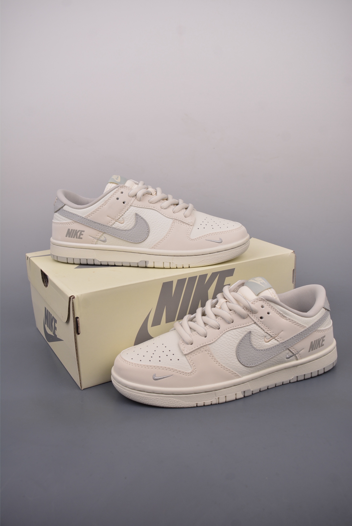 280  Nike SB Dunk Low 灰白 解构抽绳鞋带  SC9207-401