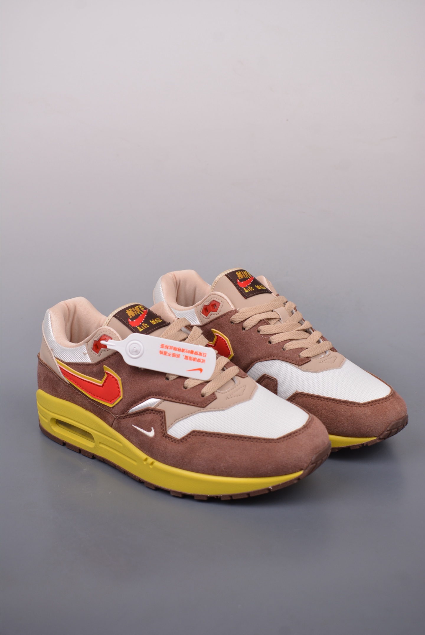 220  Nike Air Max 1 复刻拼接 纯原版本 复古休闲跑步鞋  HV5776-200