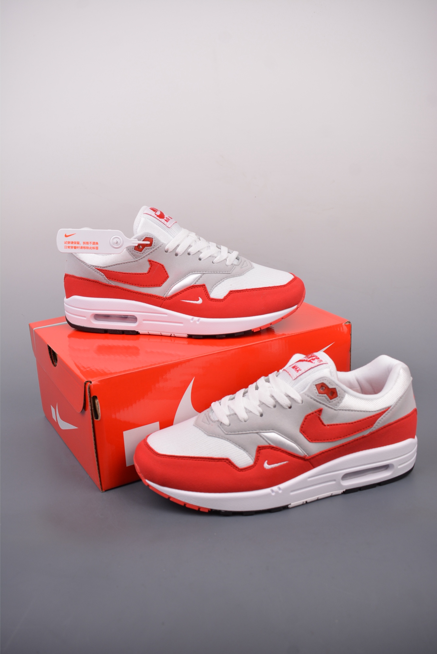 220  Nike Air Max 1 复刻拼接 纯原版本 复古休闲跑步鞋 HQ5882-100