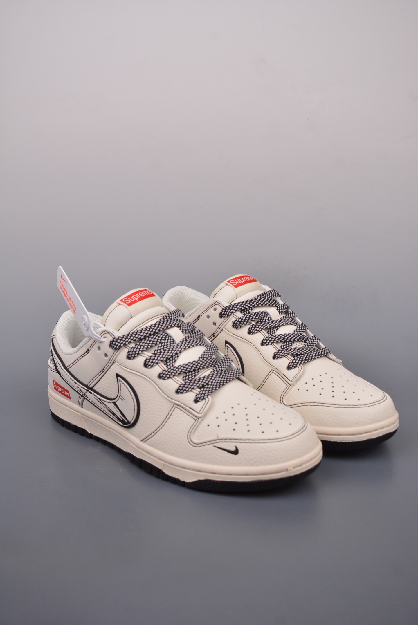 280  Nike SB Dunk Low Supreme联名 解构抽绳鞋带  JJ2508-560