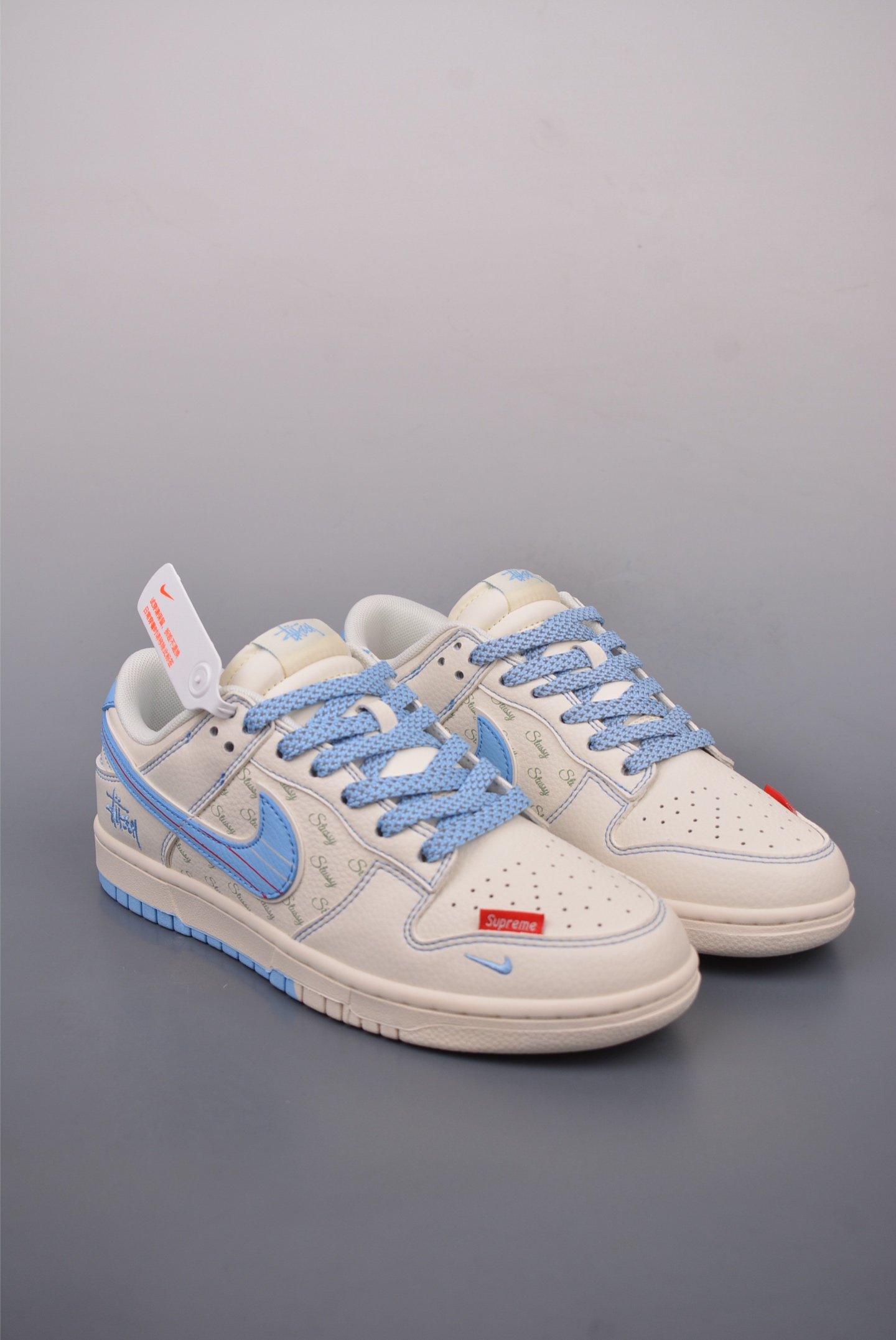 280  Nike SB Dunk Low 斯图西联名 解构抽绳鞋带  XS6089-534