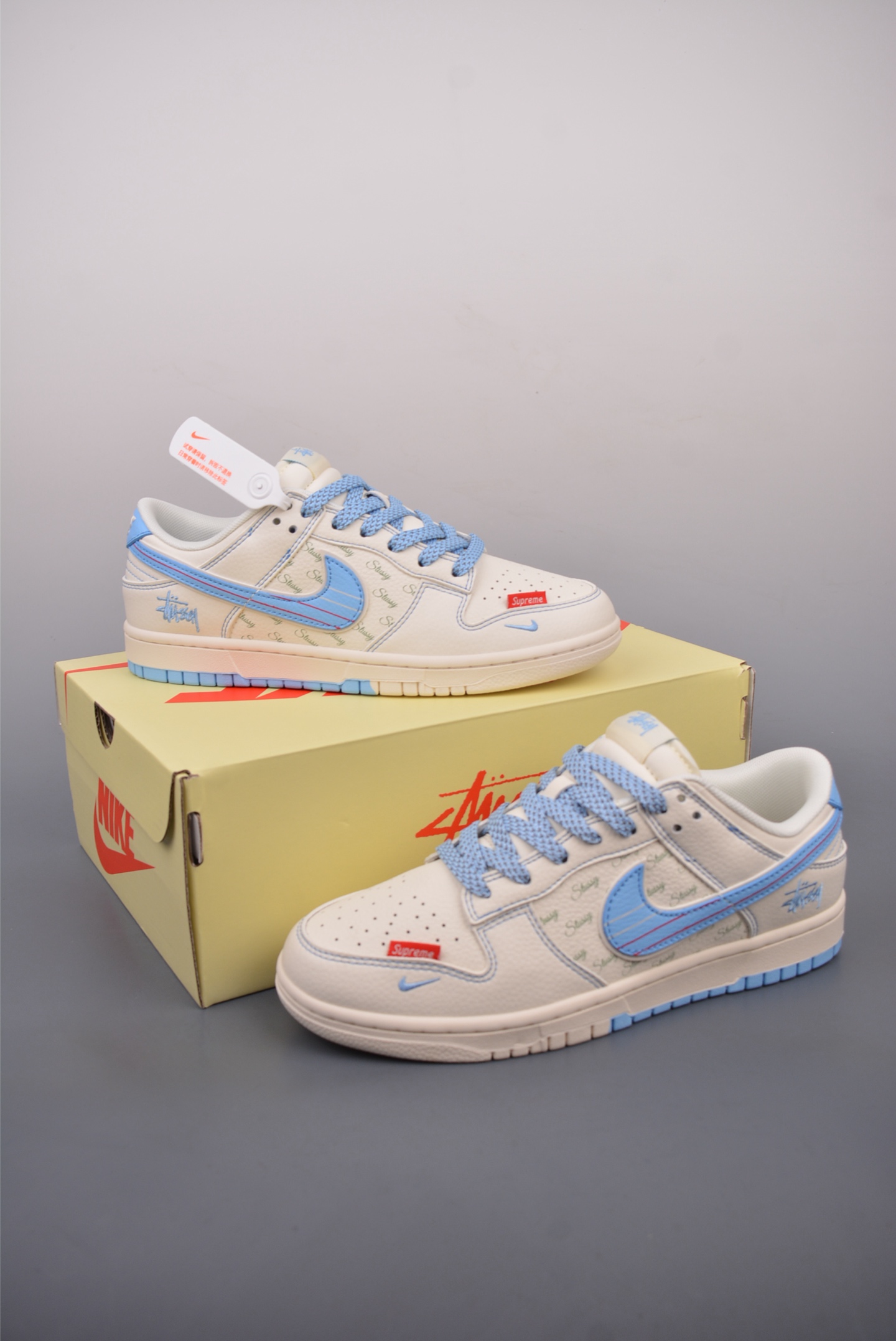 280  Nike SB Dunk Low 斯图西联名 解构抽绳鞋带  XS6089-534
