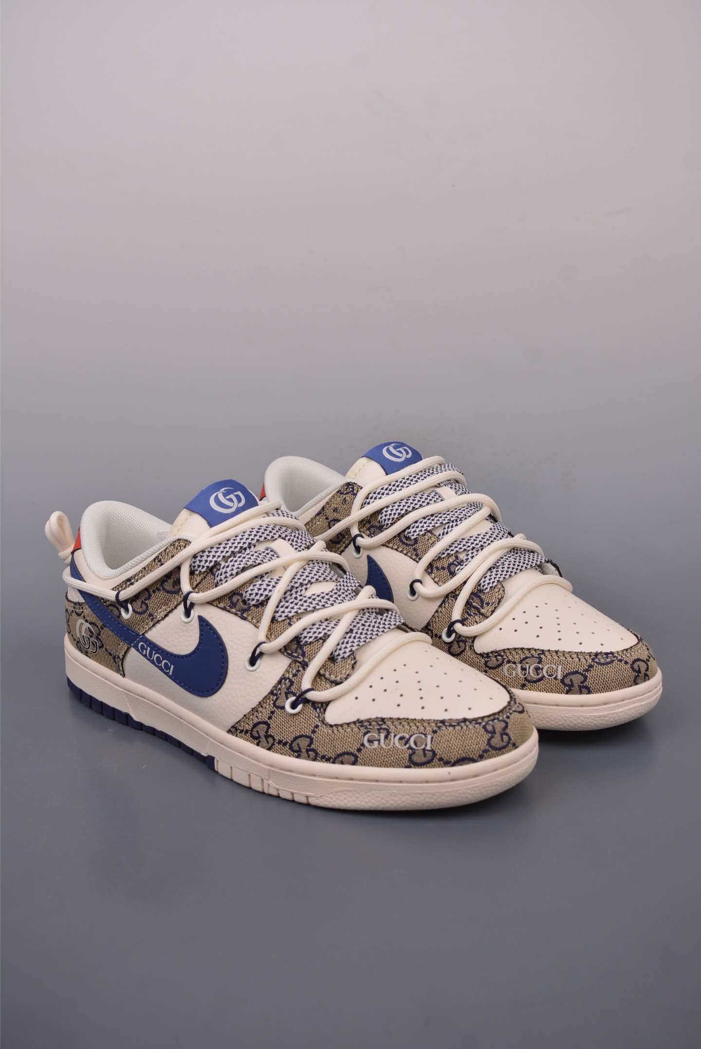300  Nike SB Dunk Low GUCCI联名 解构抽绳鞋带  SJ2068-317