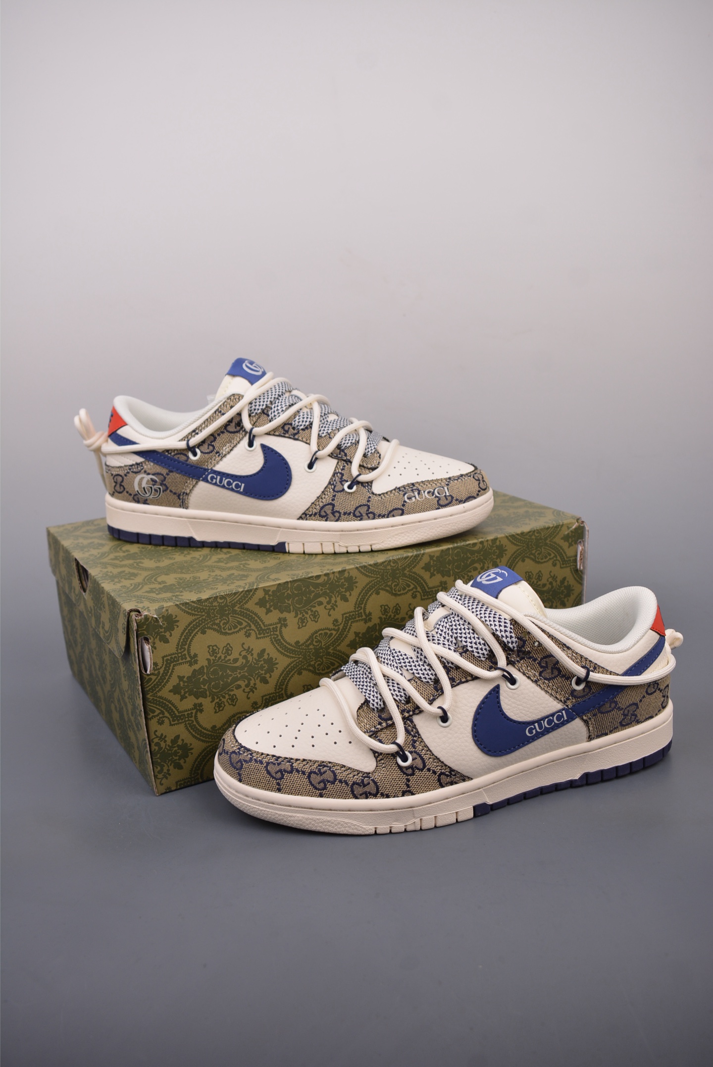 300  Nike SB Dunk Low GUCCI联名 解构抽绳鞋带  SJ2068-317