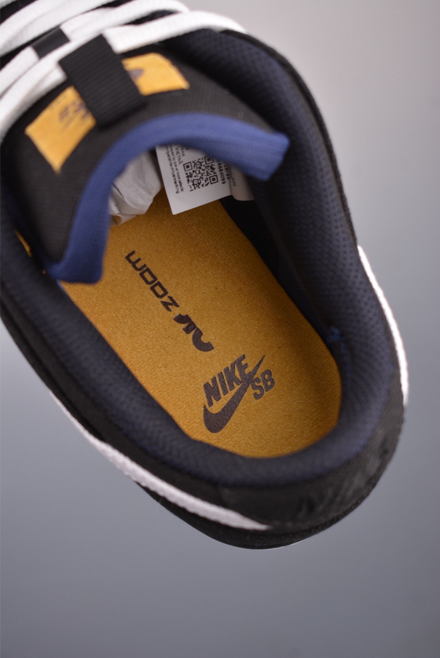 220  Nike SB Dunk Low 黑白帆布 解构抽绳鞋带  DX6775-400