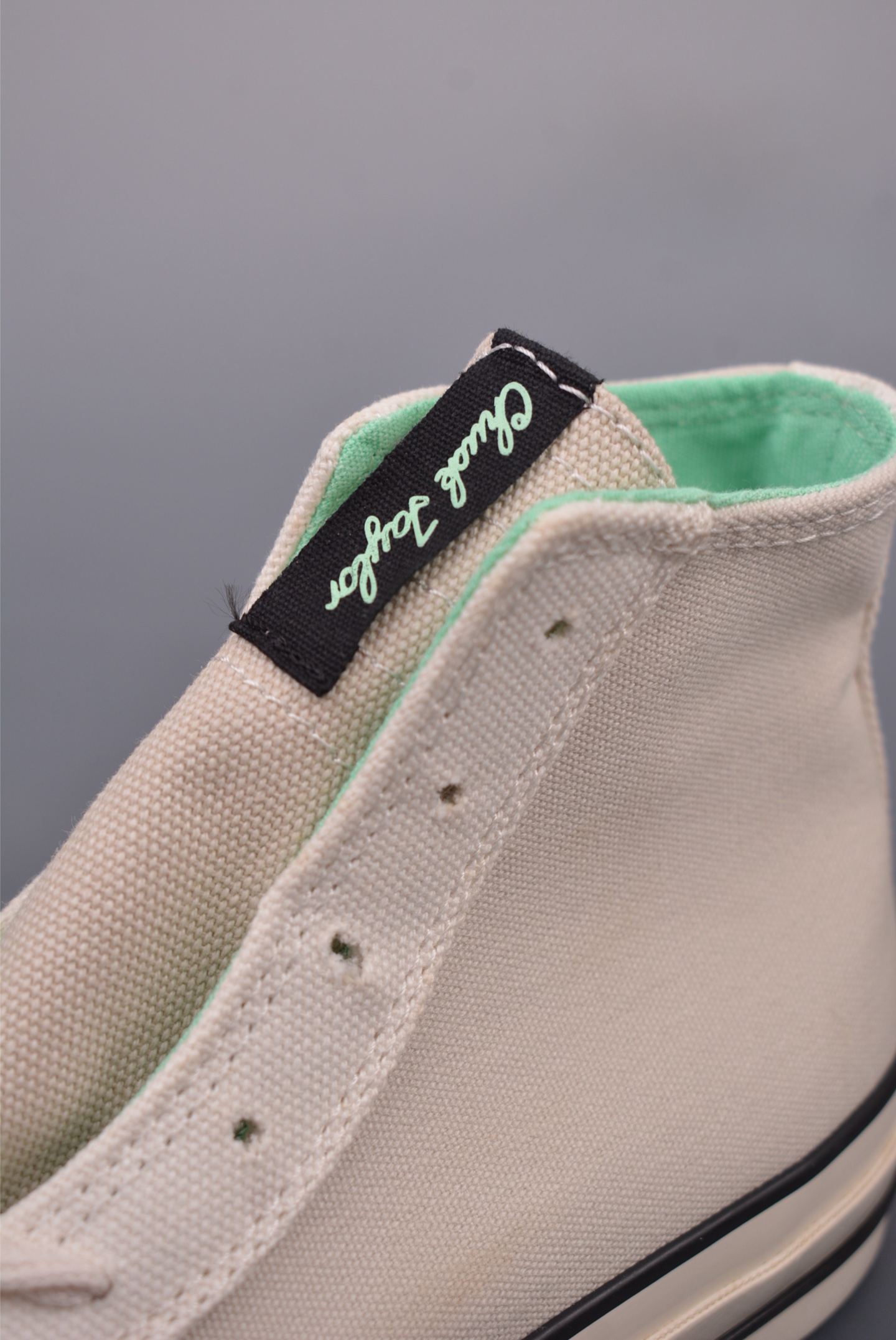 130  Converse Chuck 70s 灰白绿  夏季新品 拼接白绿撞色帆布鞋  A00742C