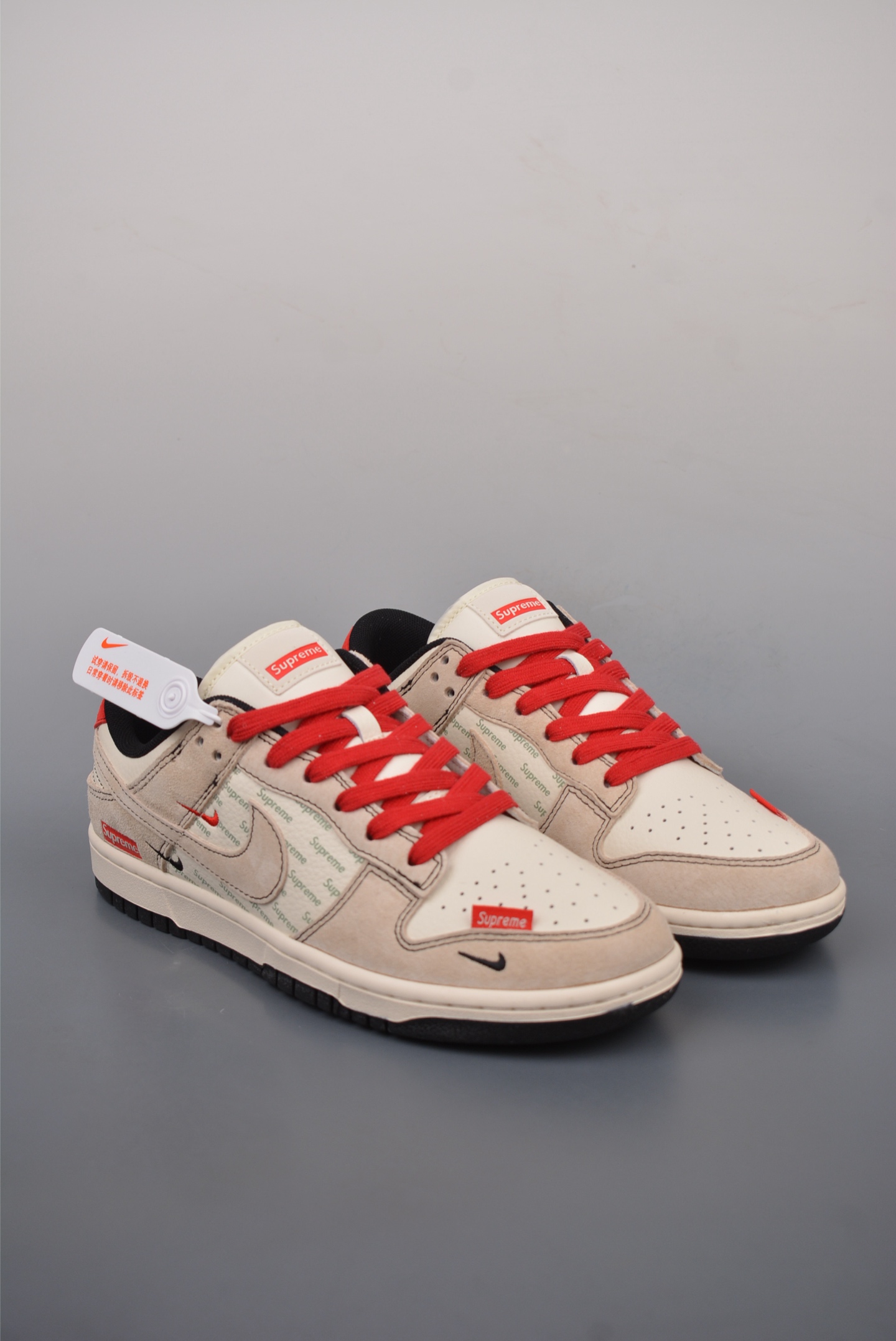 260  Nike SB Dunk Low Supreme联名 解构抽绳鞋带  XS1086-024