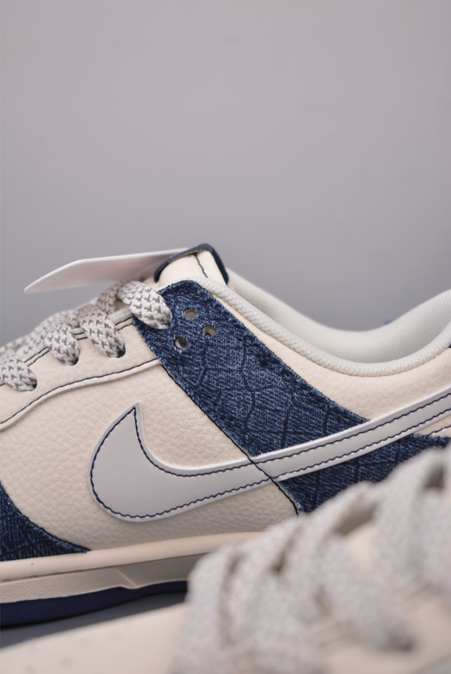 280  Nike SB Dunk Low 牛仔黑8 解构抽绳鞋带  ZH2598-268