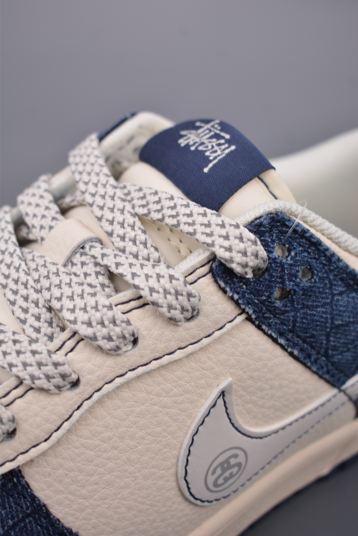 280  Nike SB Dunk Low 牛仔黑8 解构抽绳鞋带  ZH2598-268