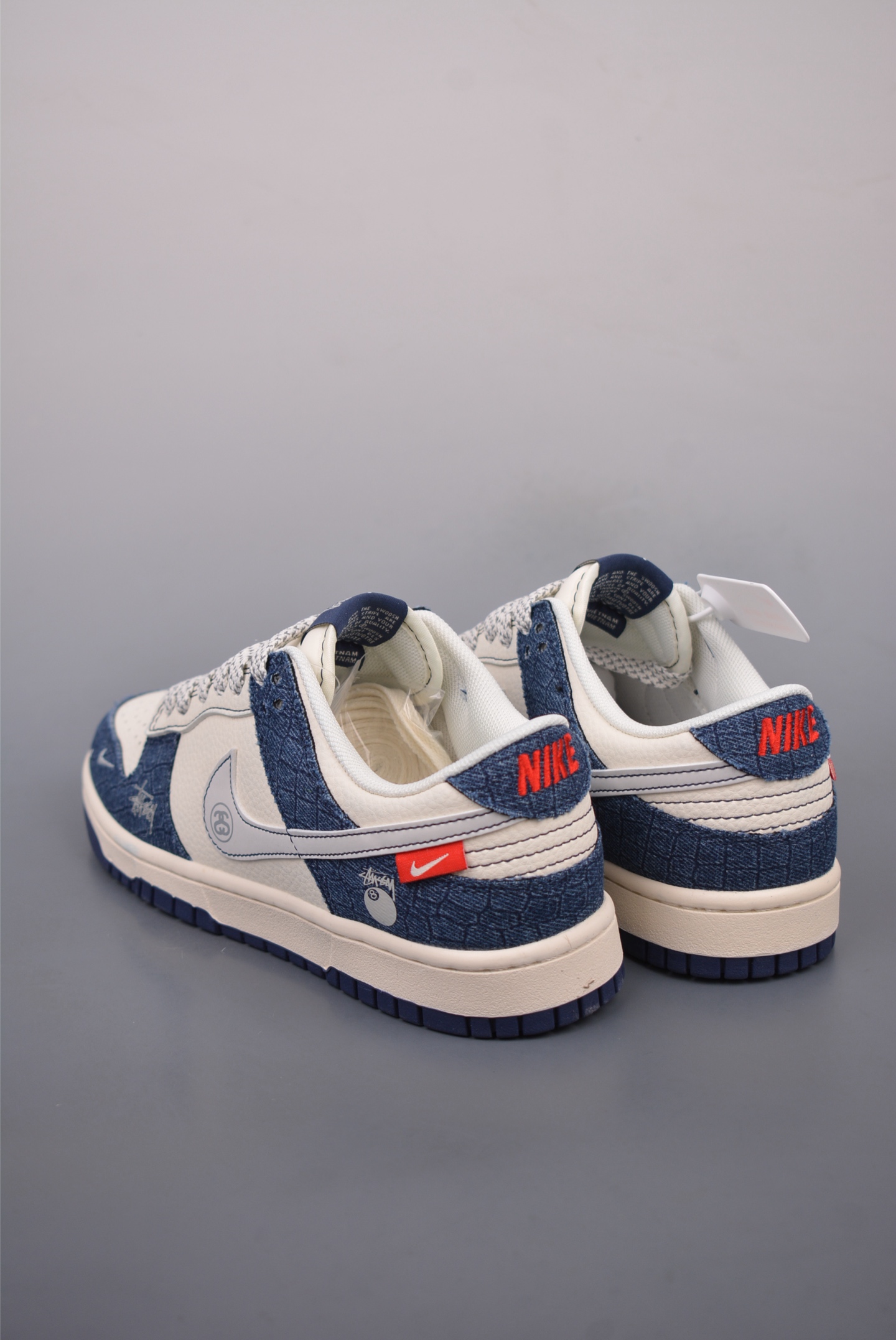 280  Nike SB Dunk Low 牛仔黑8 解构抽绳鞋带  ZH2598-268