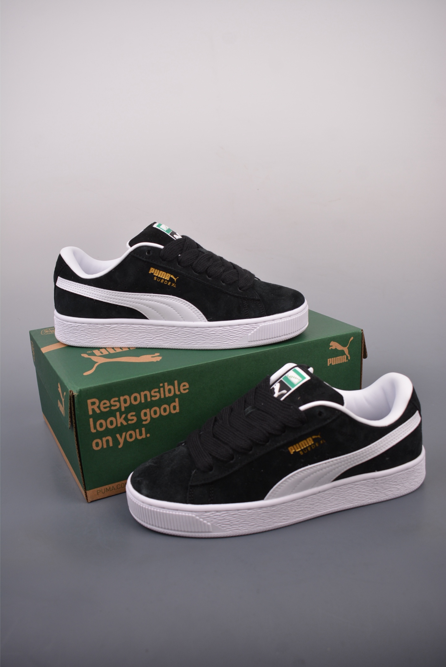 180  PUMA Suede XL 充正版本 轻便防滑低帮板鞋  397197-013