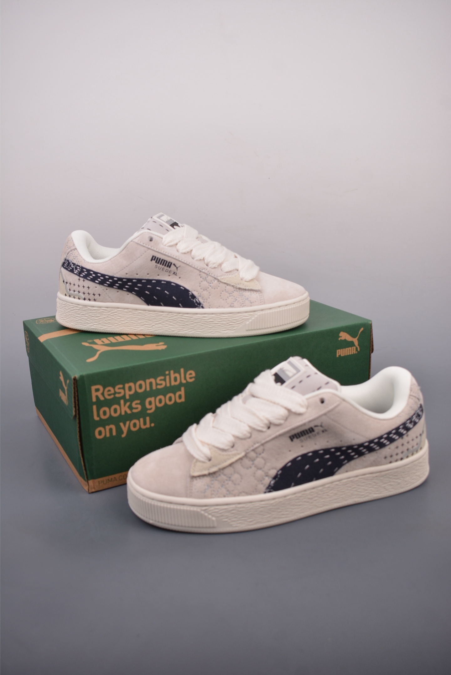 180  PUMA Suede XL 充正版本 轻便防滑低帮板鞋  395777-023