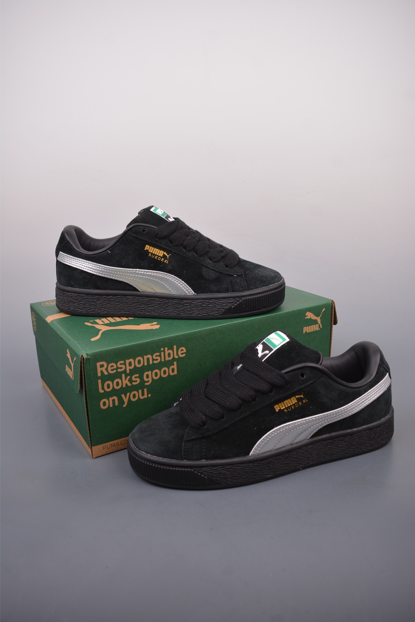 180  PUMA Suede XL 充正版本 轻便防滑低帮板鞋   401413-013