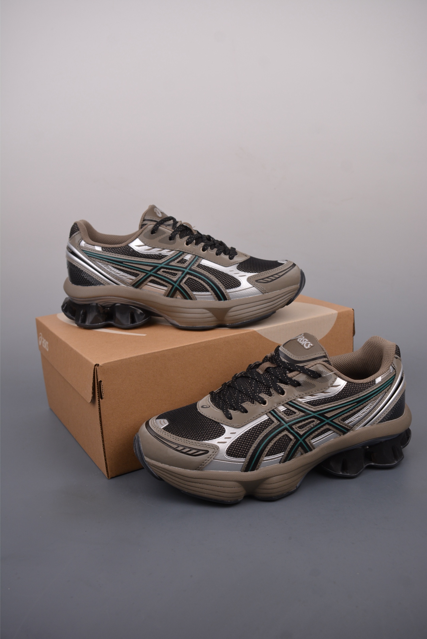 260  Asics Gel-Kinetic Fluent 纯原版本 亚瑟士运动休闲透气专业跑鞋 1203A737-002