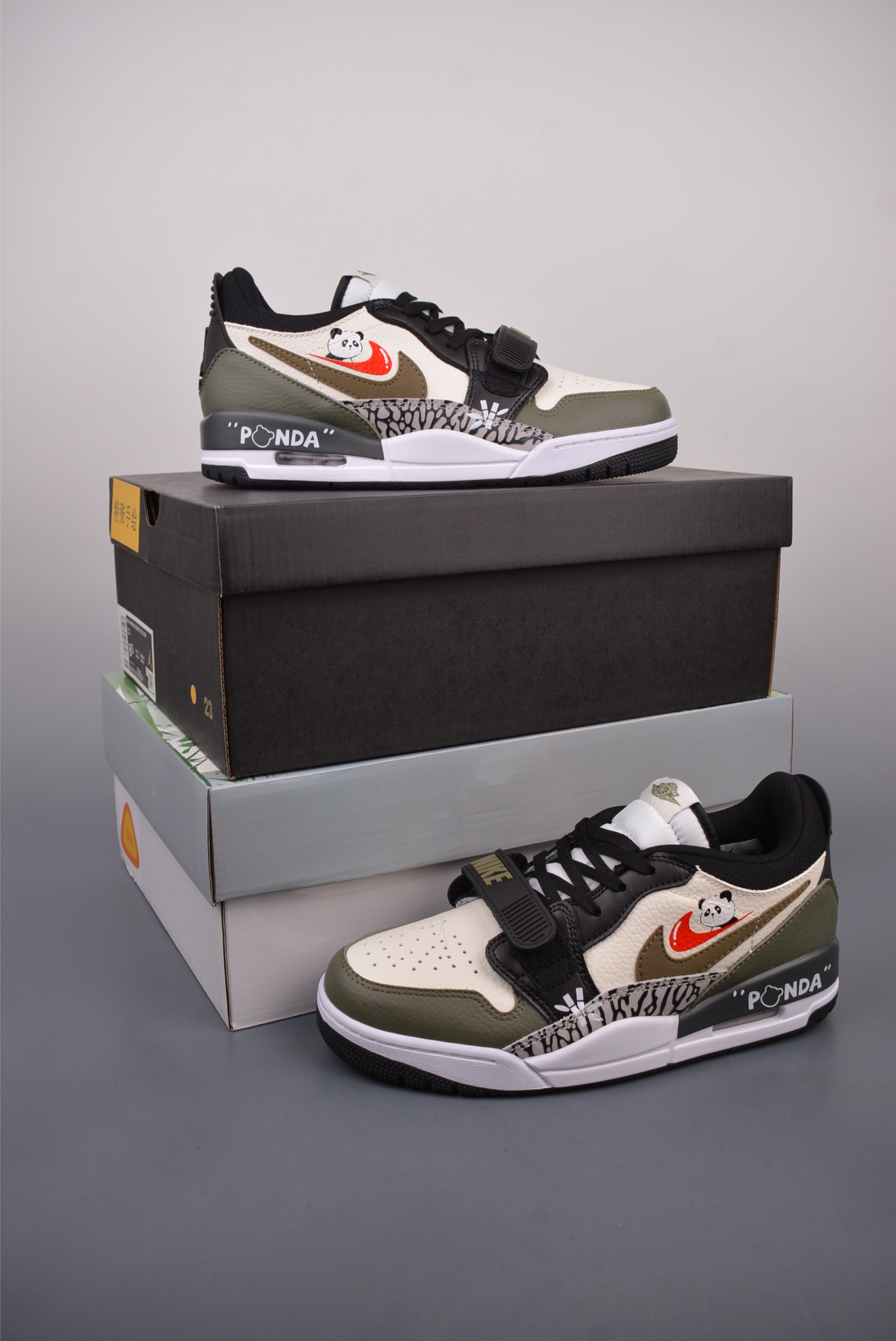 260  Air Jordan Legacy 312 ”嘟嘴熊猫” 星之禾  特殊手绘   CD7069-120