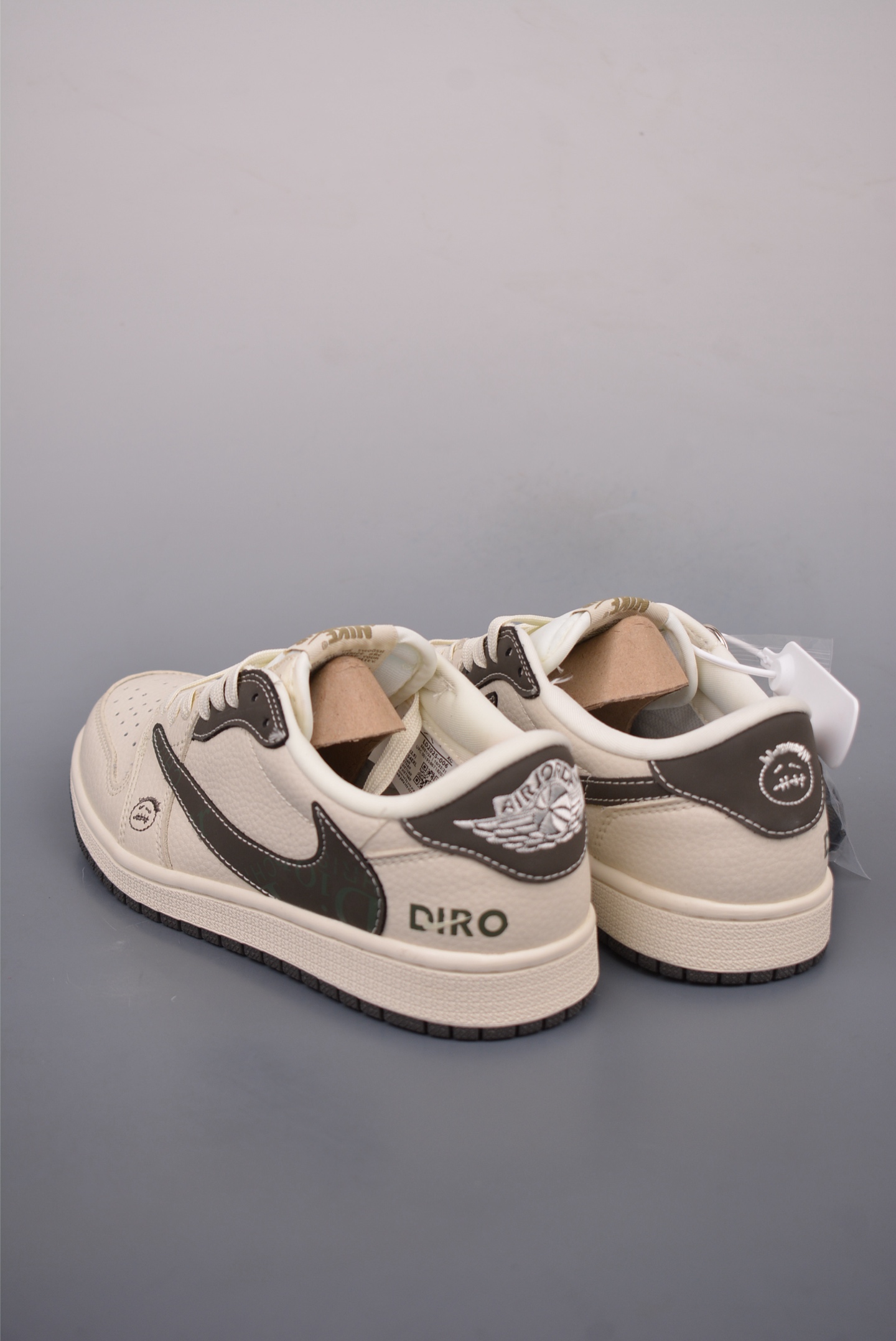 280  Fragment x Travis Scott x Dior Air Jordan 1 Low 三方联名倒钩   LD2025-006