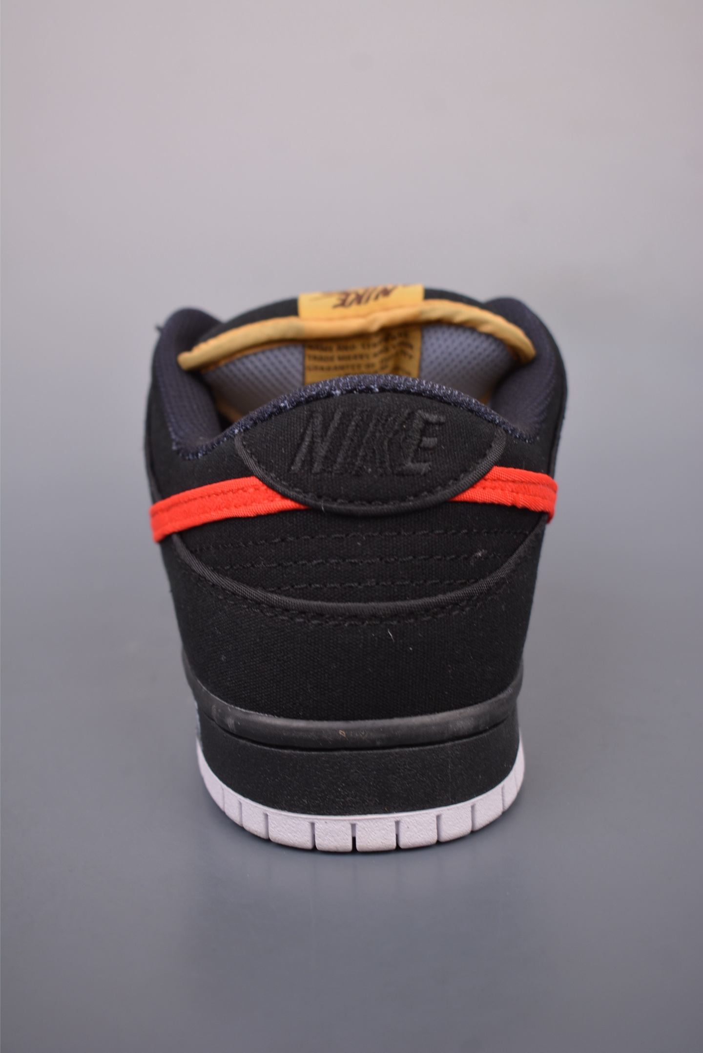 220  Nike SB Dunk Low 黑红黄帆布 解构抽绳鞋带  FN5880-001
