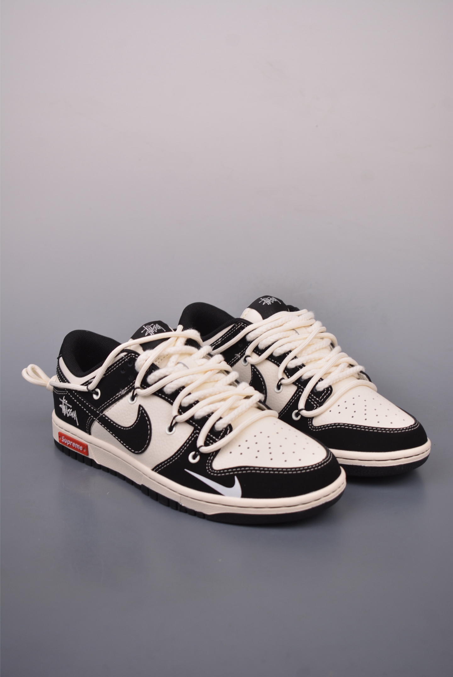 300  Nike SB Dunk Low 斯图西联名 解构抽绳鞋带  YX5066-278