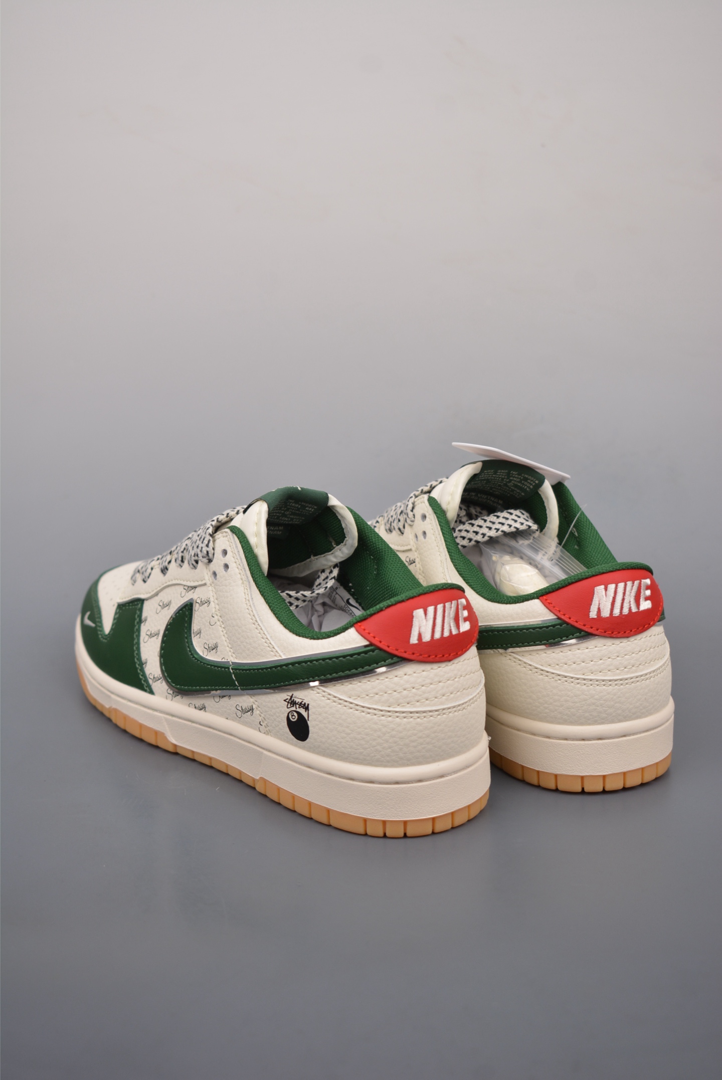 260  Nike SB Dunk Low 黑8 解构抽绳鞋带  SD6868-101