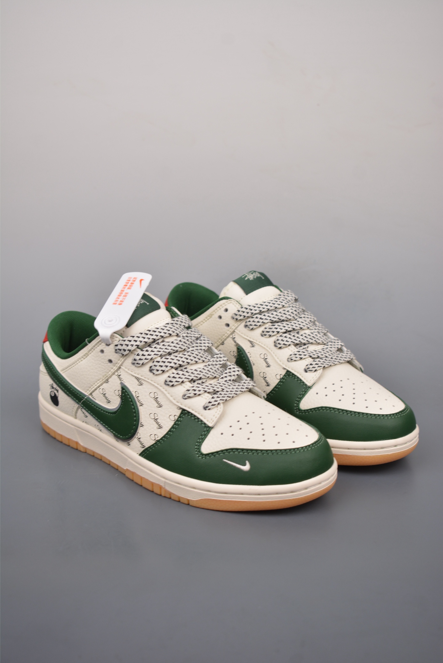 260  Nike SB Dunk Low 黑8 解构抽绳鞋带  SD6868-101
