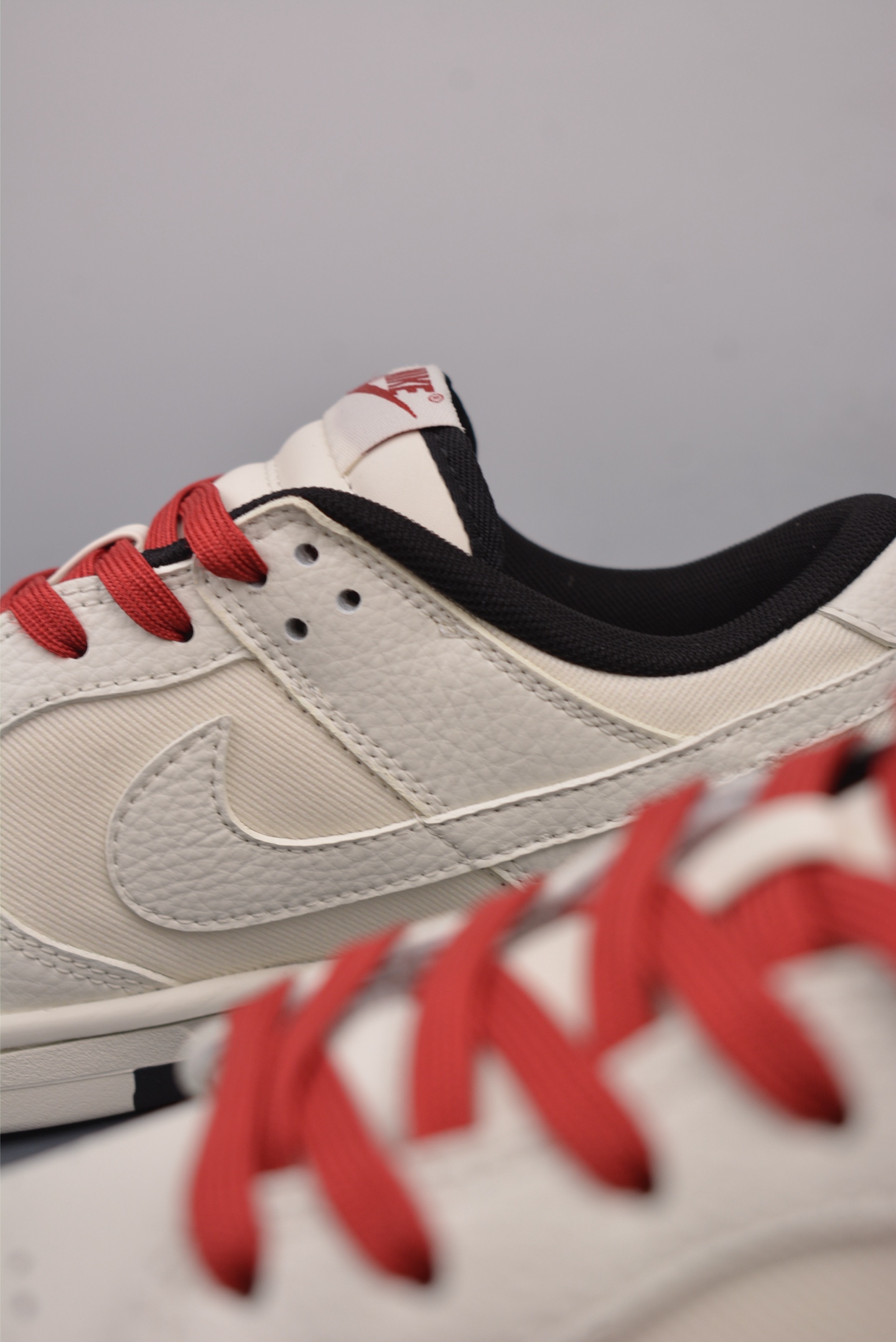 260  Nike SB Dunk Low 白红黑 解构抽绳鞋带  CY5979-120