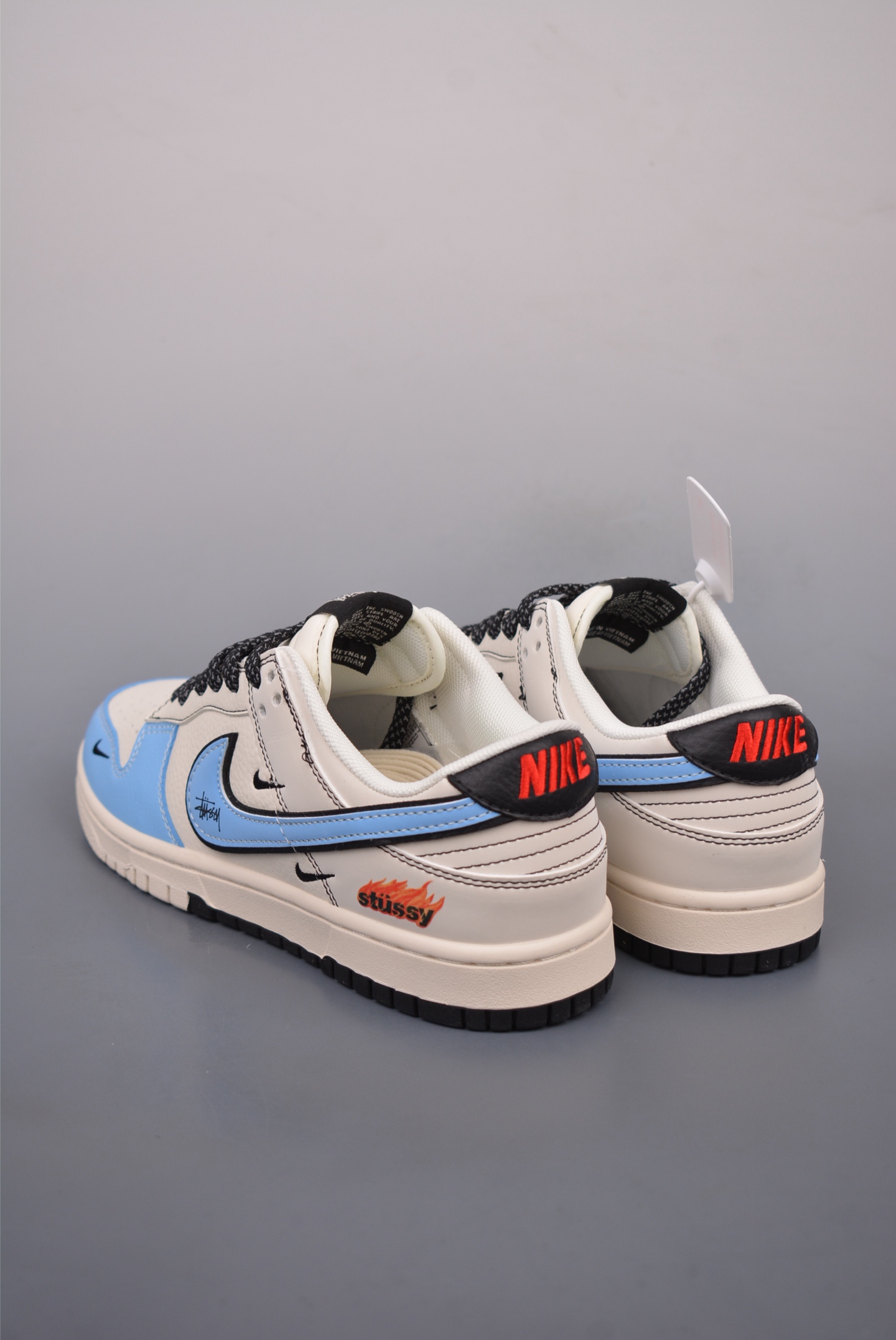 280  Nike SB Dunk Low 斯图西联名 解构抽绳鞋带  ZH2598-225