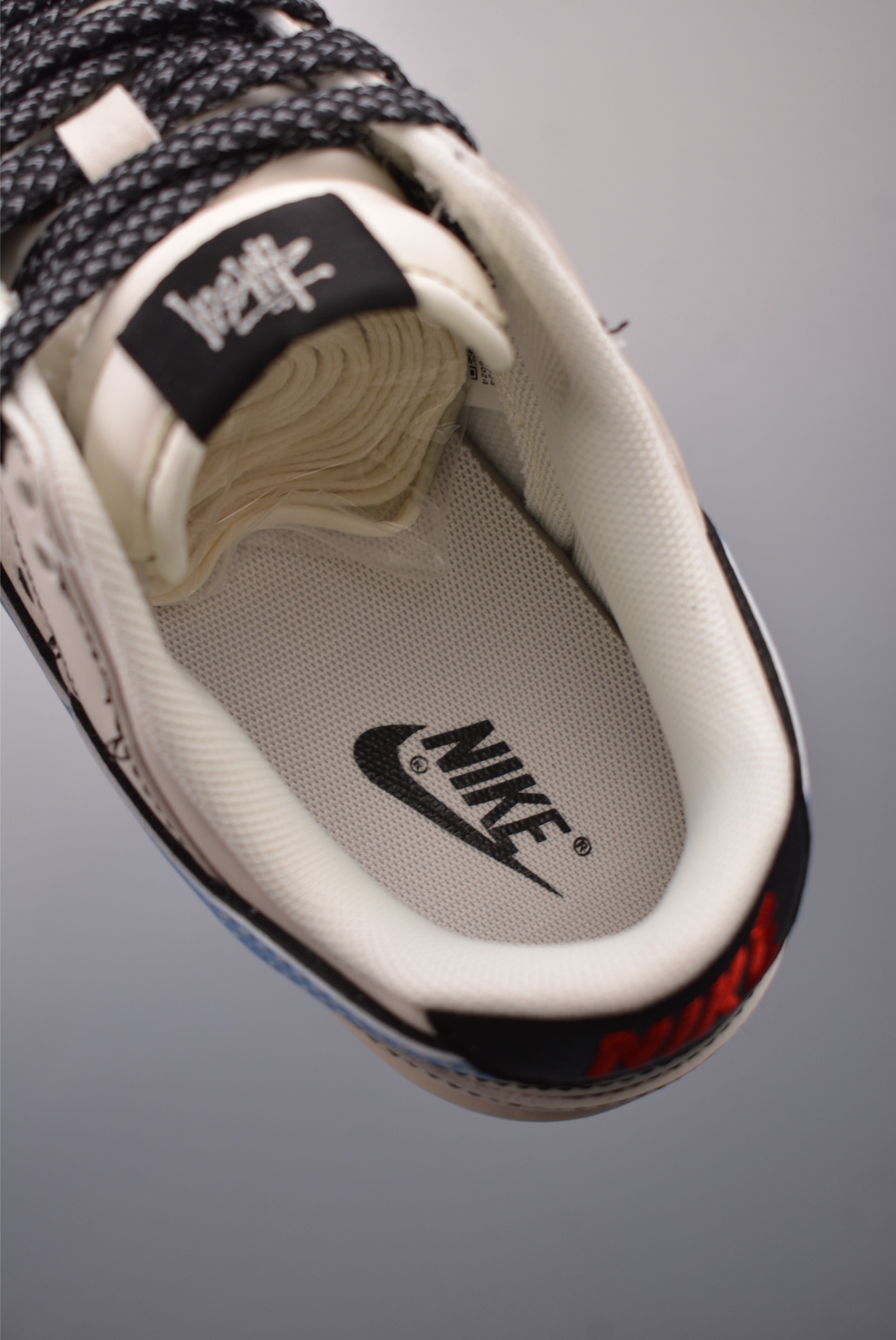 280  Nike SB Dunk Low 斯图西联名 解构抽绳鞋带  ZH2598-225