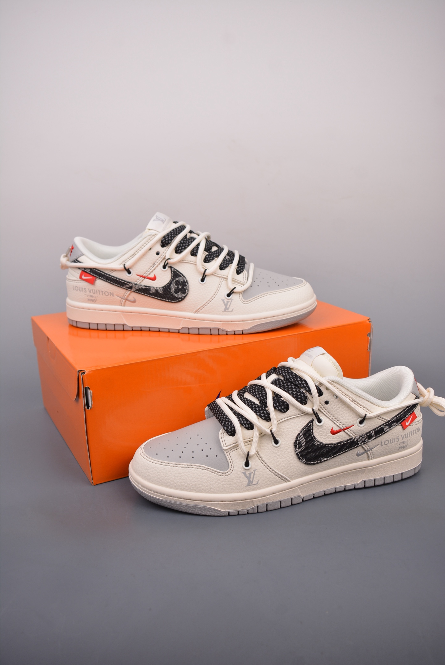 300  Nike SB Dunk Low LV联名 解构抽绳鞋带  FC1688-218