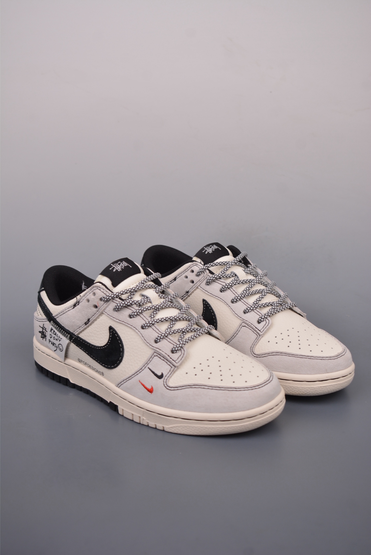 280  Nike SB Dunk Low 斯图西联名 解构抽绳鞋带   XY5066-298